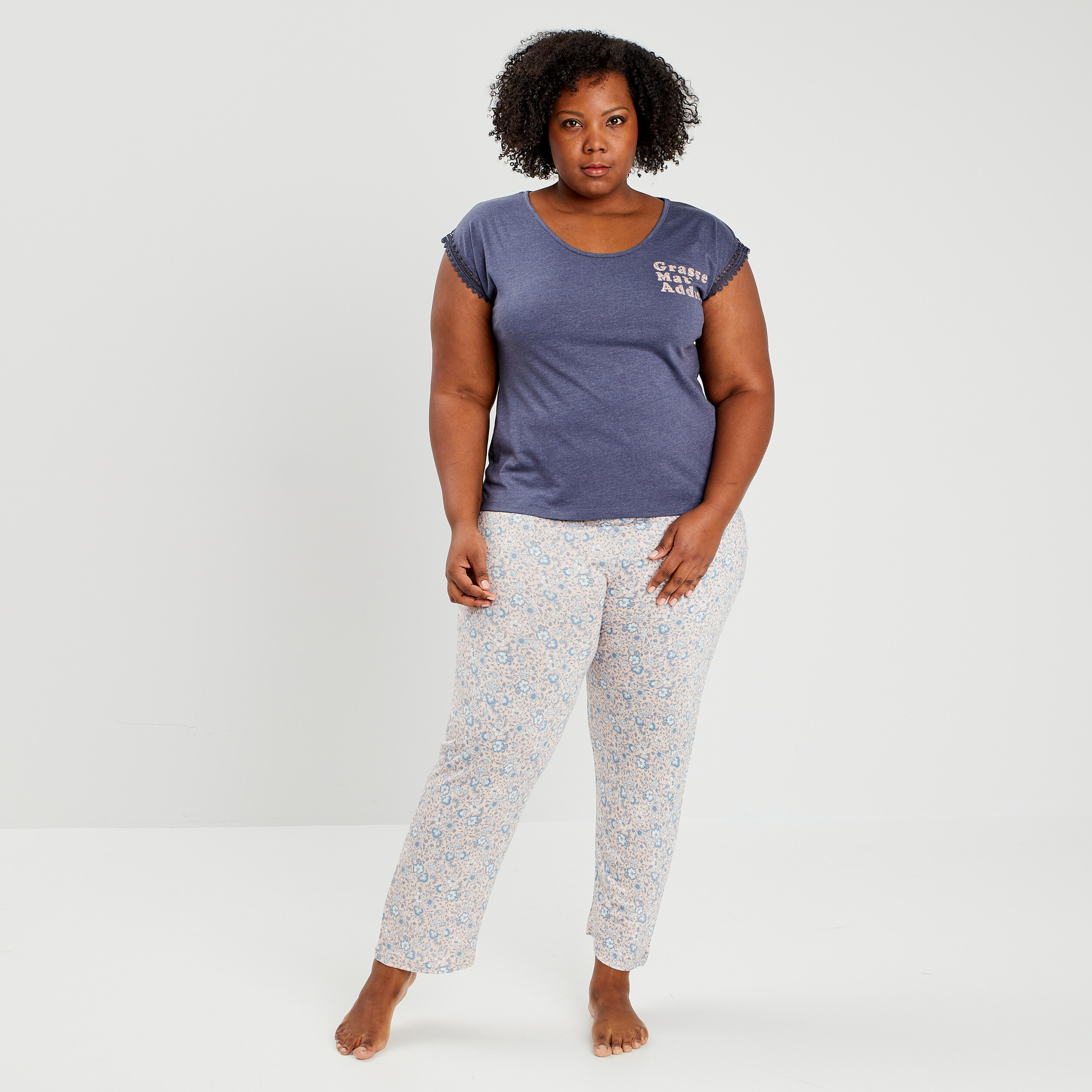 Pyjama femme grande taille la halle clearance