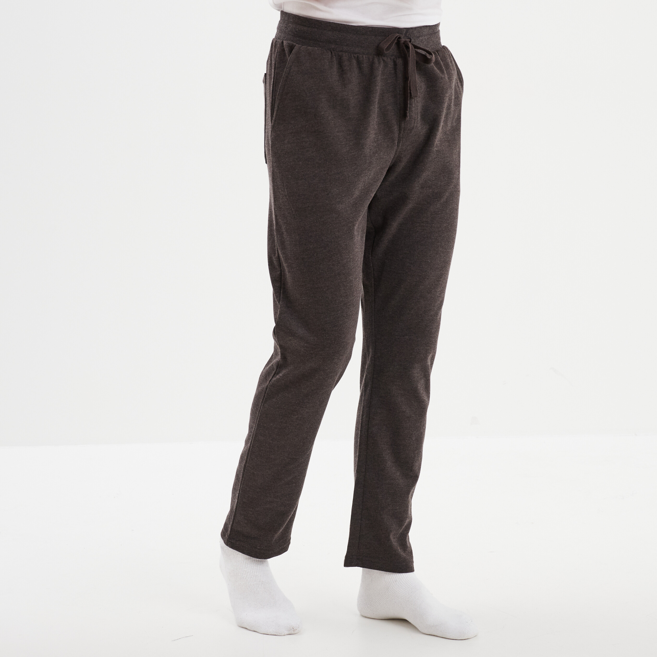 Pantalon de pyjama gris fonc&eacute; homme