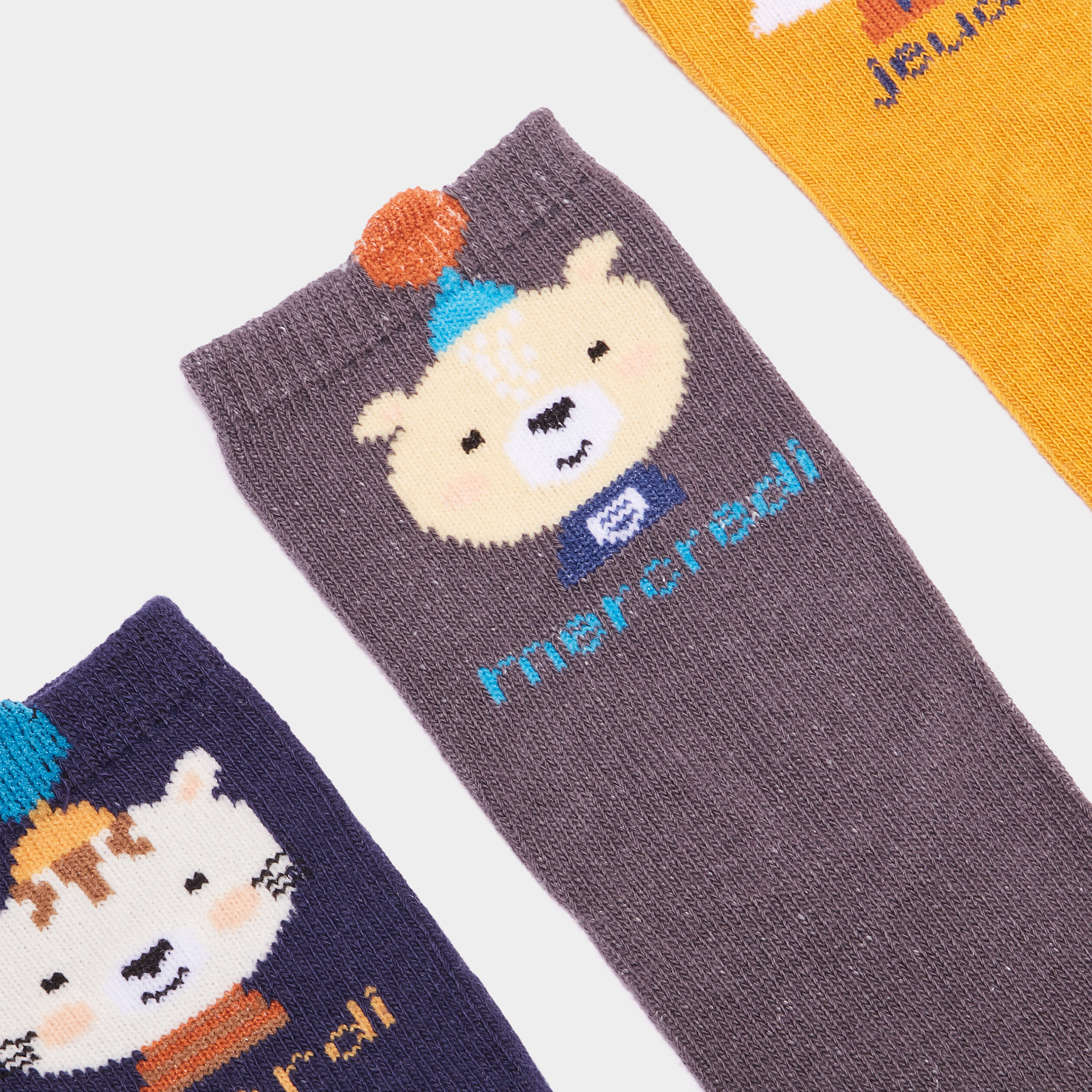 lot 5 paires chaussettes coton multicolore bebeg Lot 5 paires chaussettes coton multicolore bébé garçon