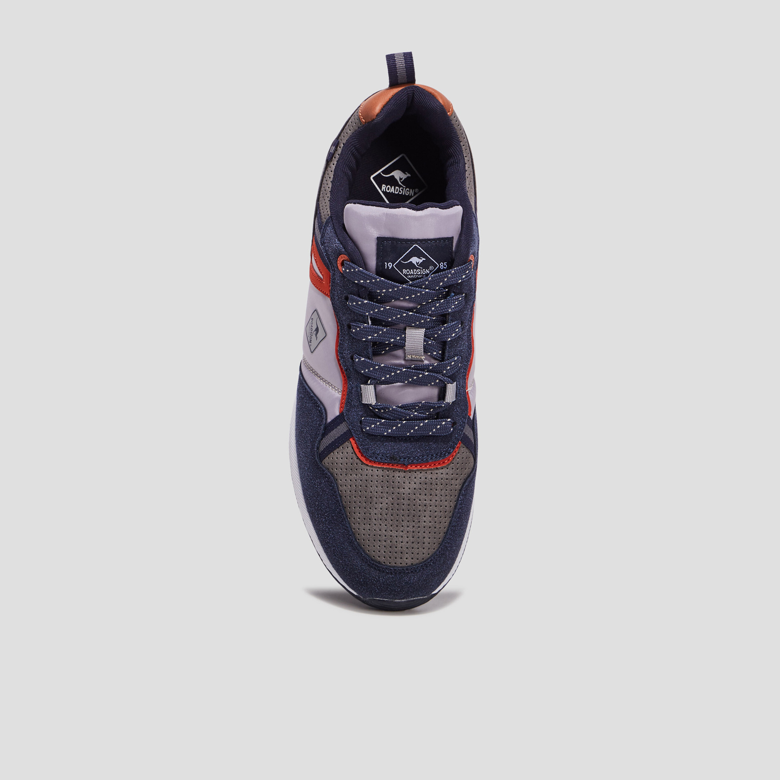runnings a lacets roadsign gris homme Runnings à lacets Roadsign gris homme