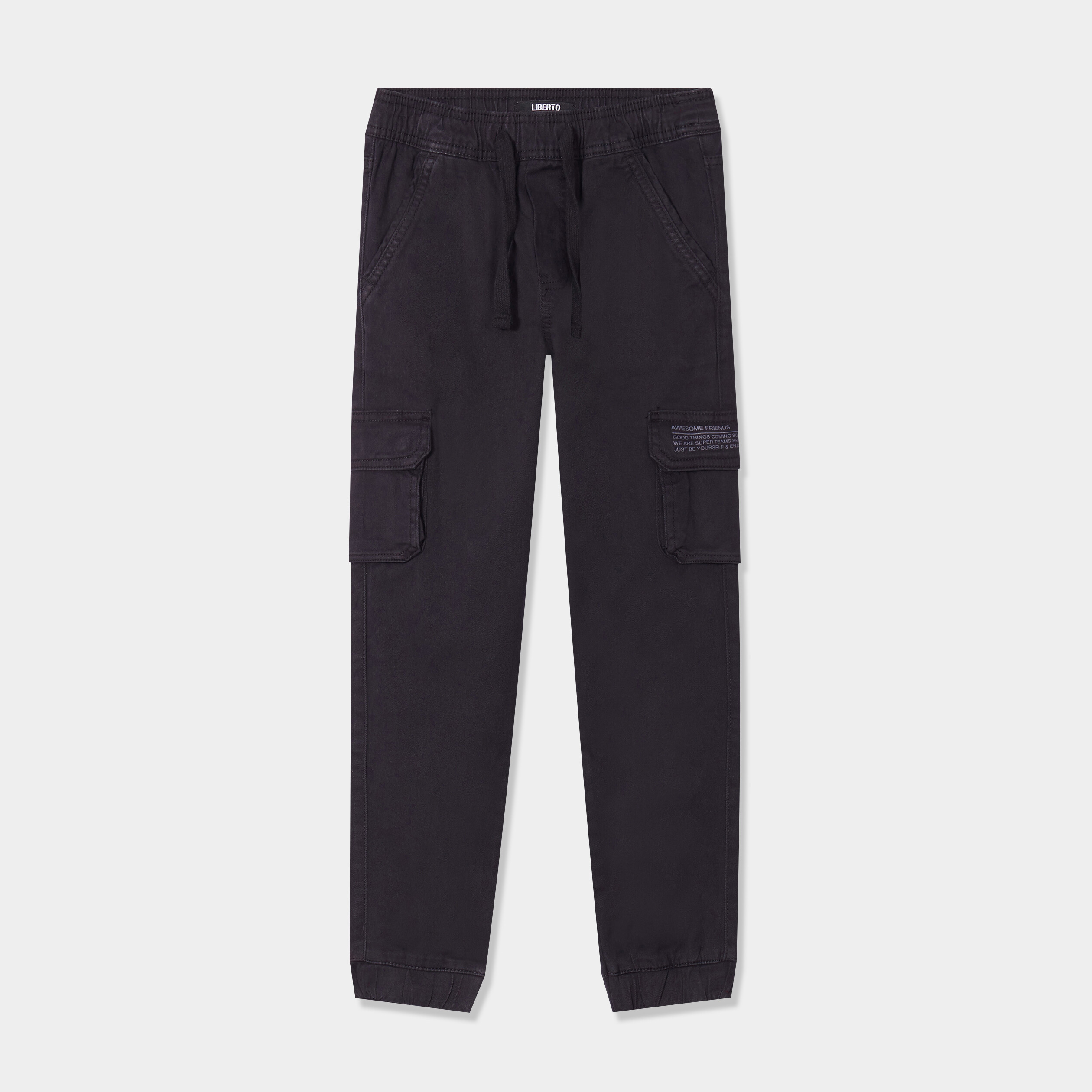 Pantalon jogger noir gar&ccedil;on