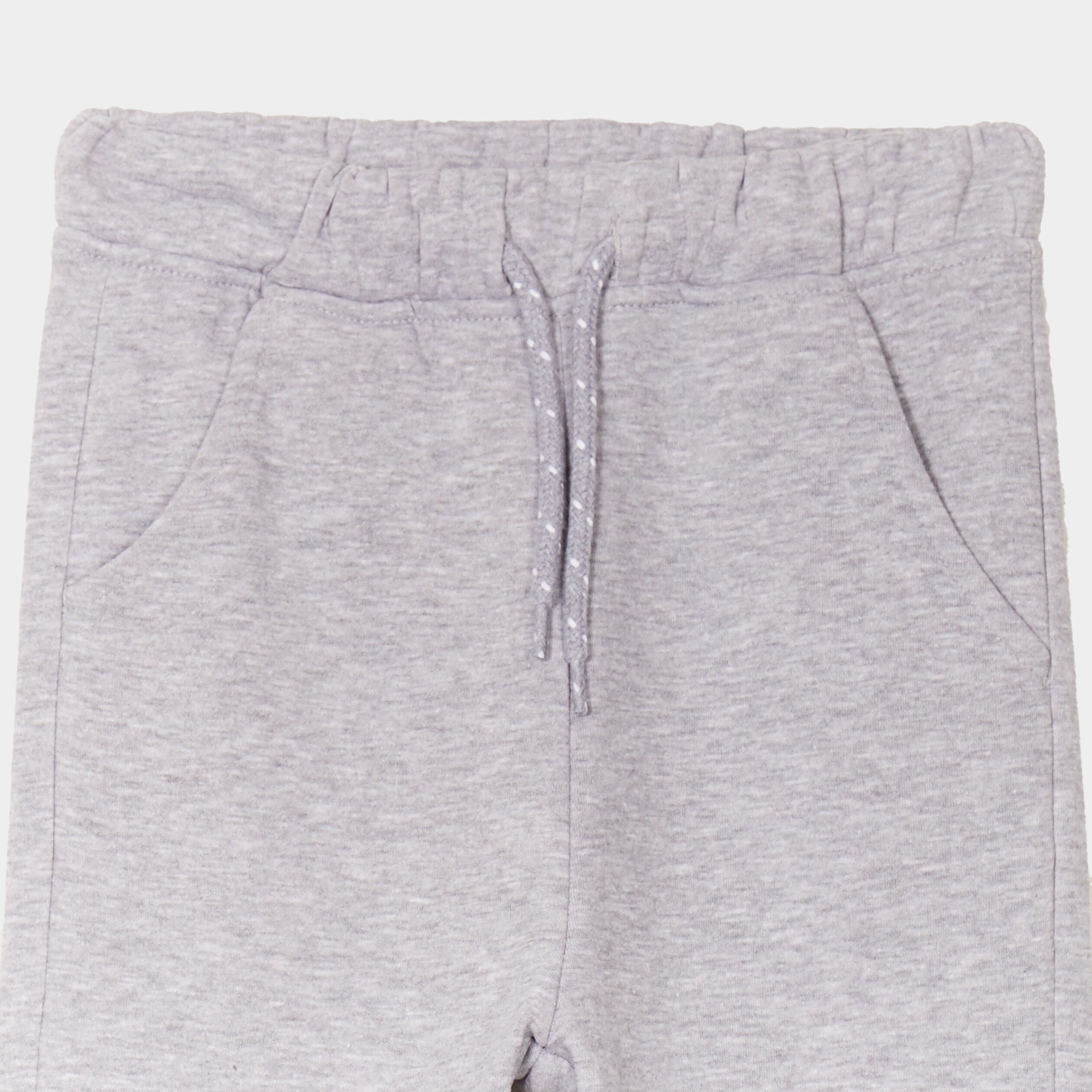 pantalon de jogging taille elastiquee gris clair garcon Pantalon de jogging taille élastiquée gris clair garçon