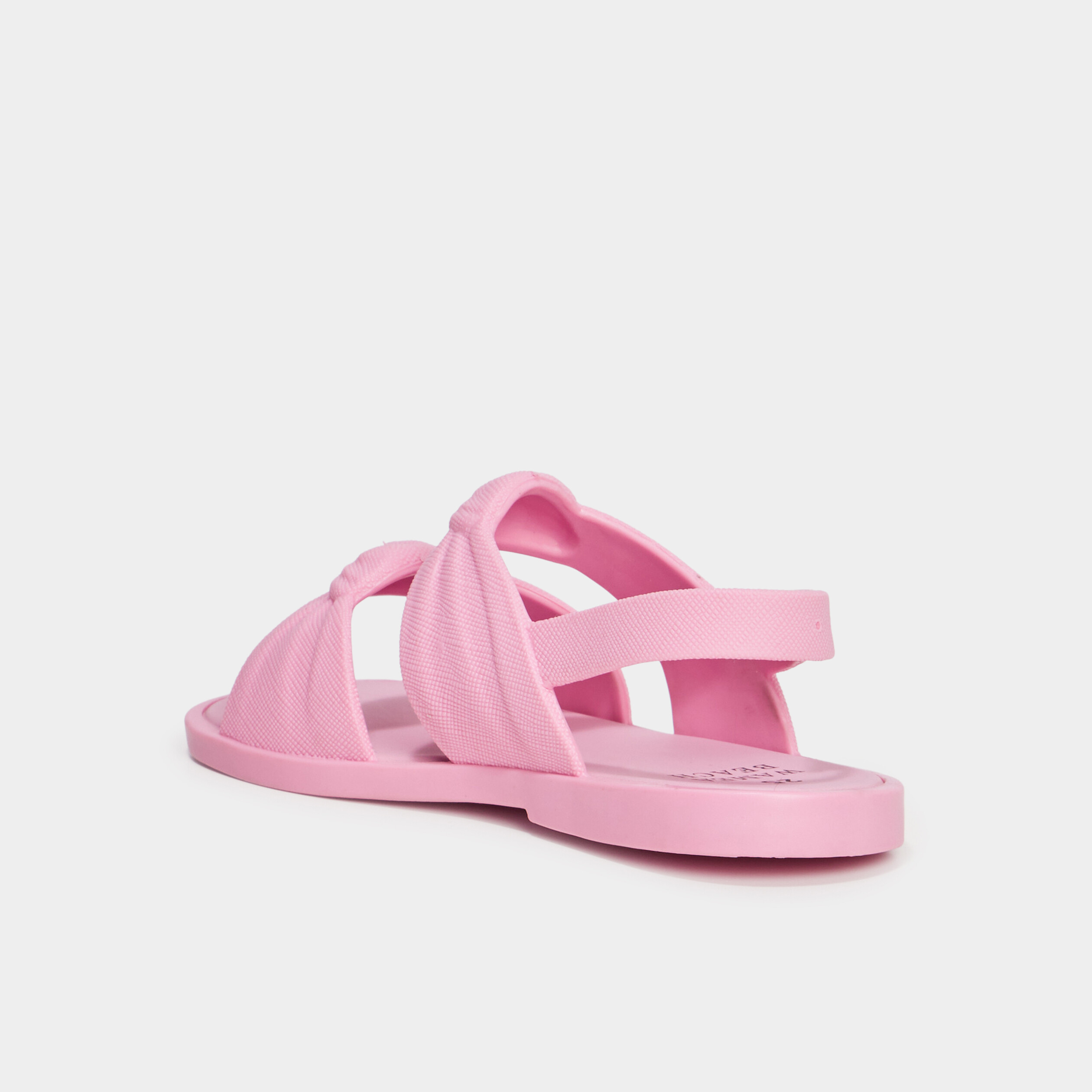 Sandales Pour Filles - Ecelen - Semelle Souple - Nœud - Noir - Scratch