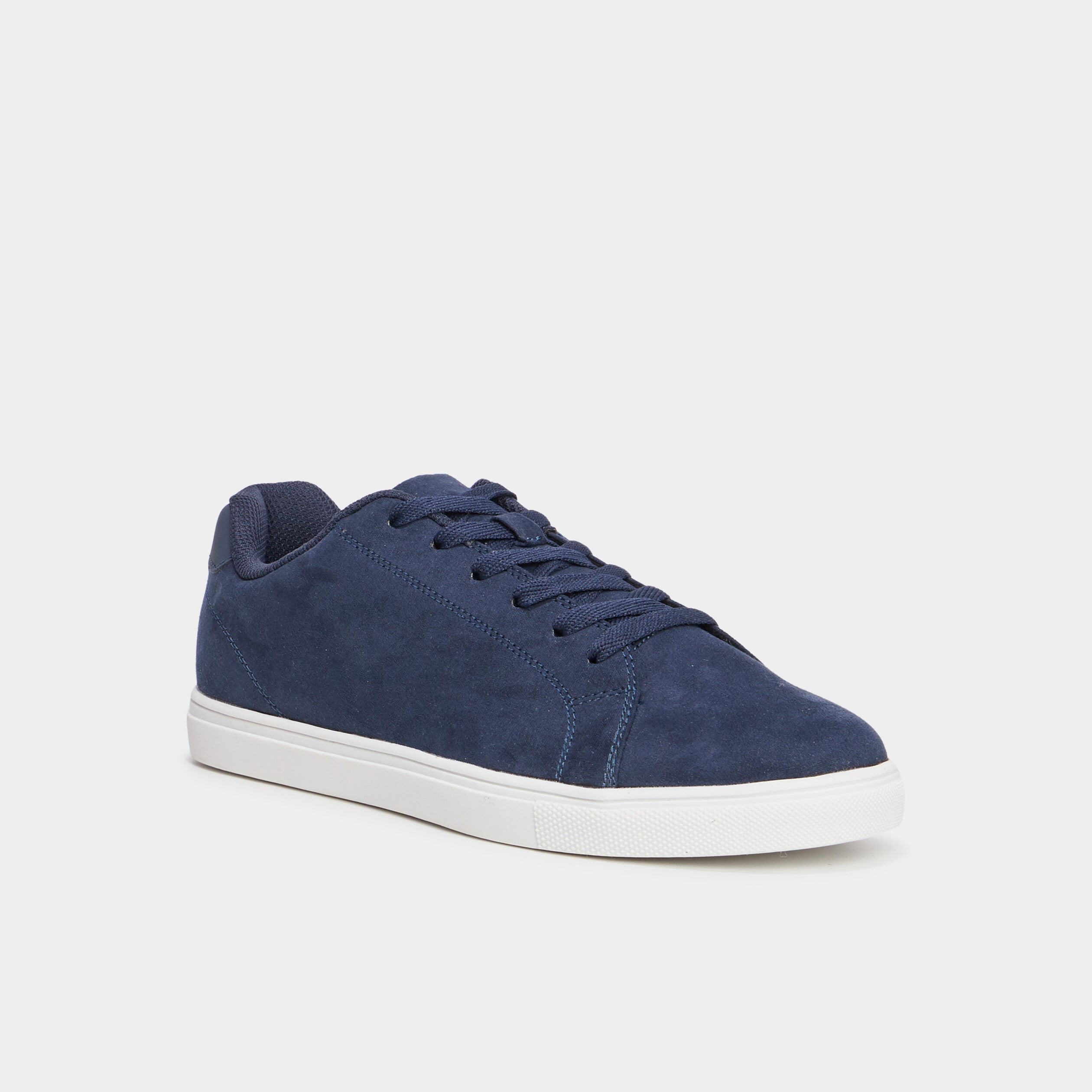 Tennis &agrave; lacets bleu marine homme