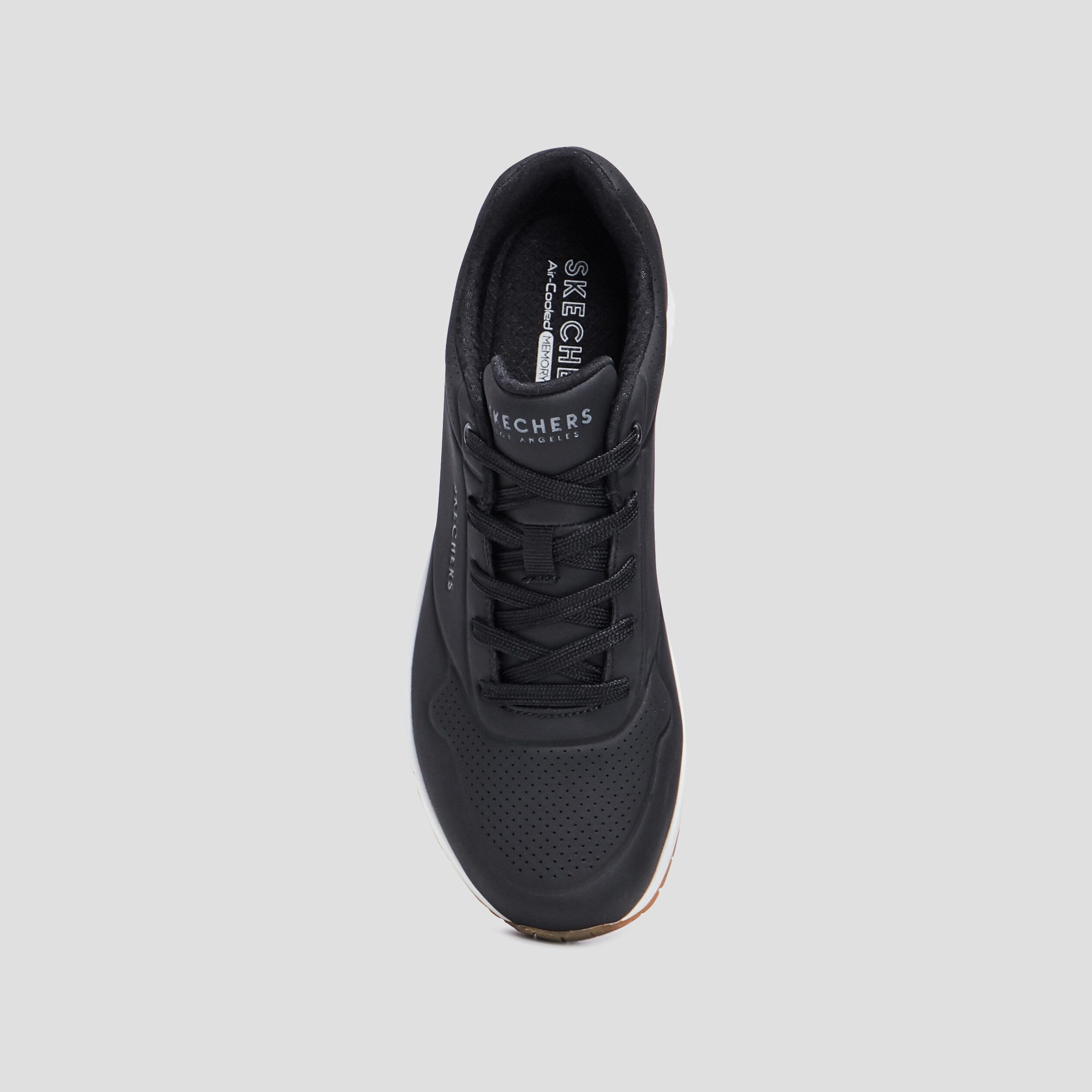 baskets running a lacets skechers uno noir femme Baskets running à lacets Skechers Uno noir femme