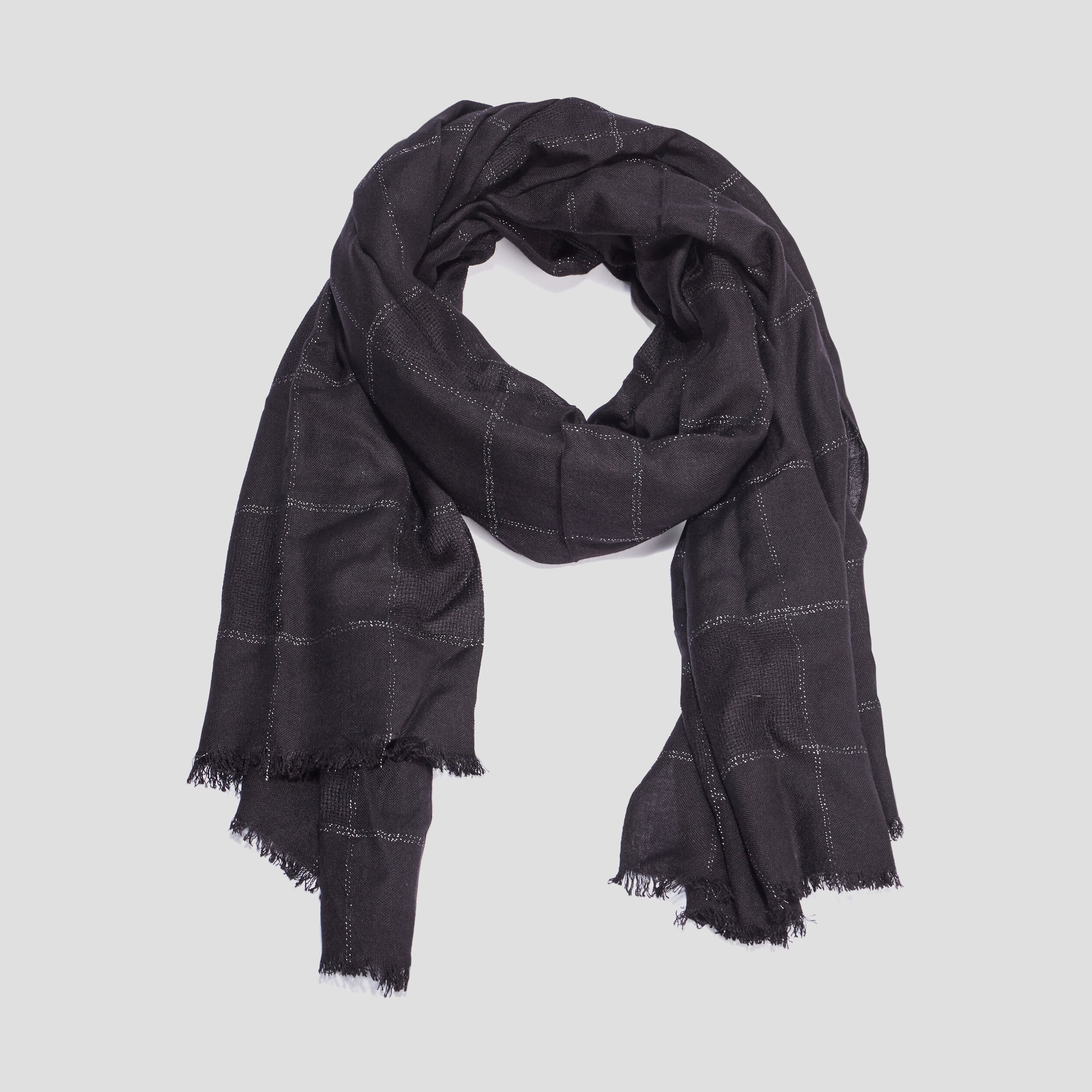 Foulard noir femme