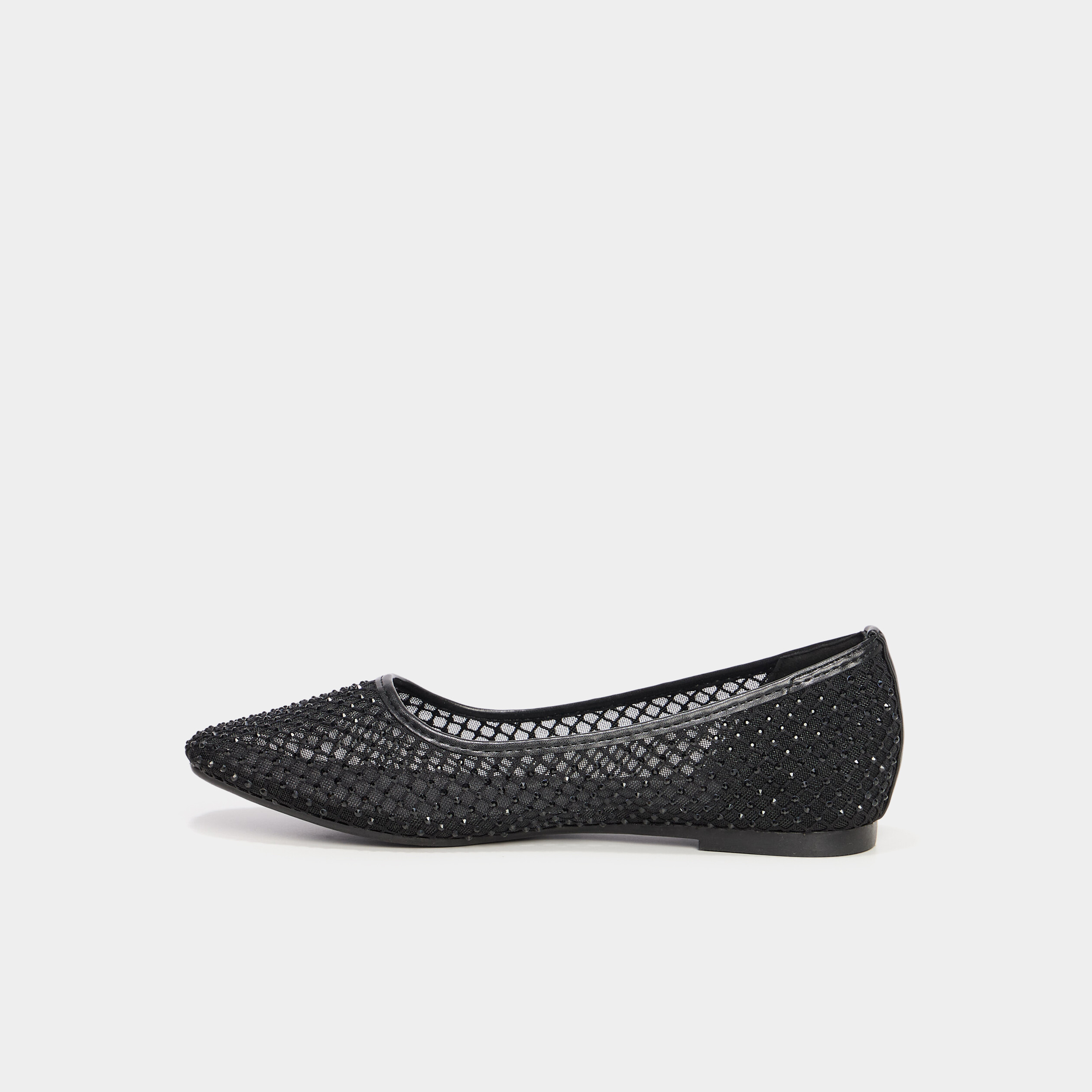 Ballerines strass noir femme