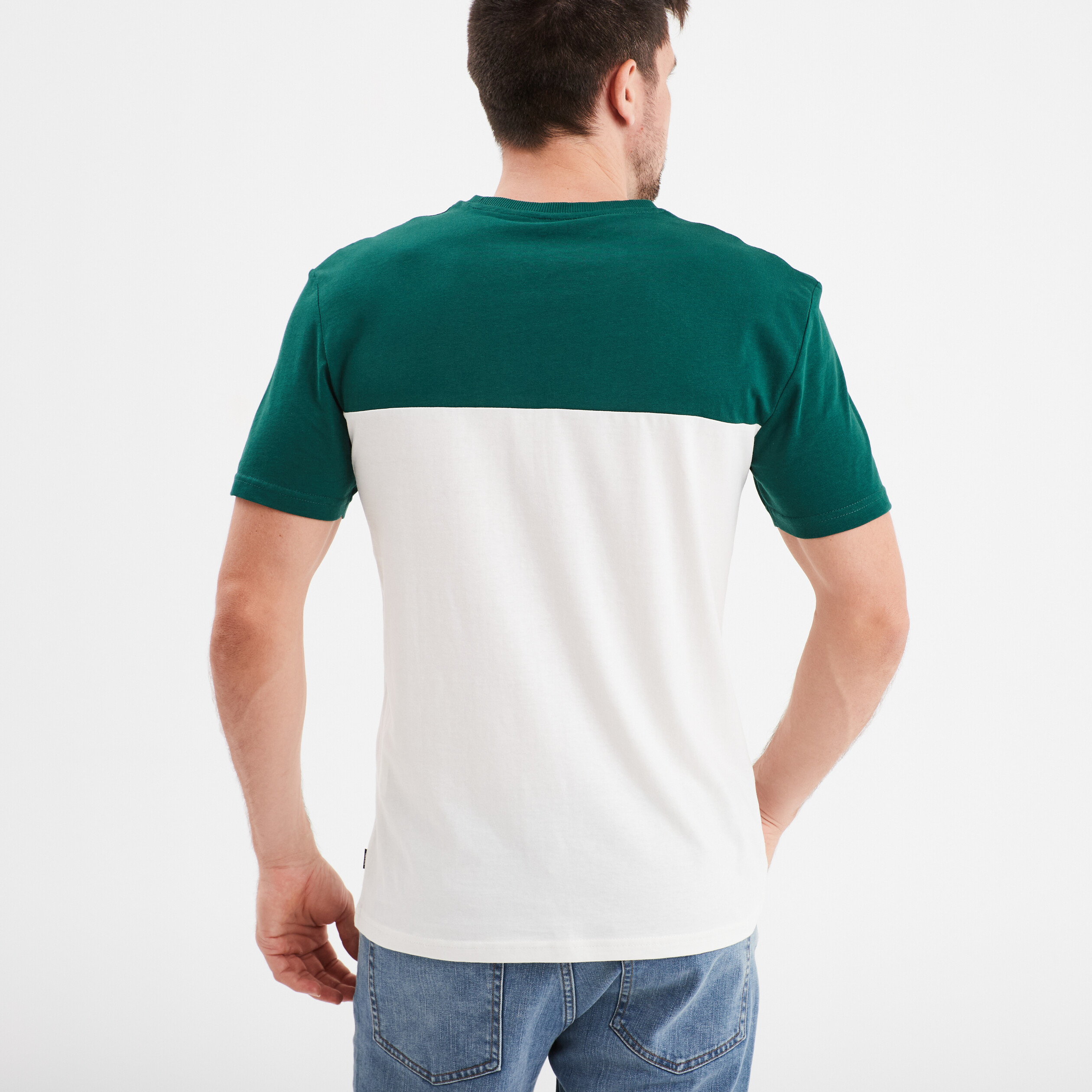 t shirt manches courtes 1 poche creeks vert fonce homme T-shirt manches courtes 1 poche Creeks vert foncé homme