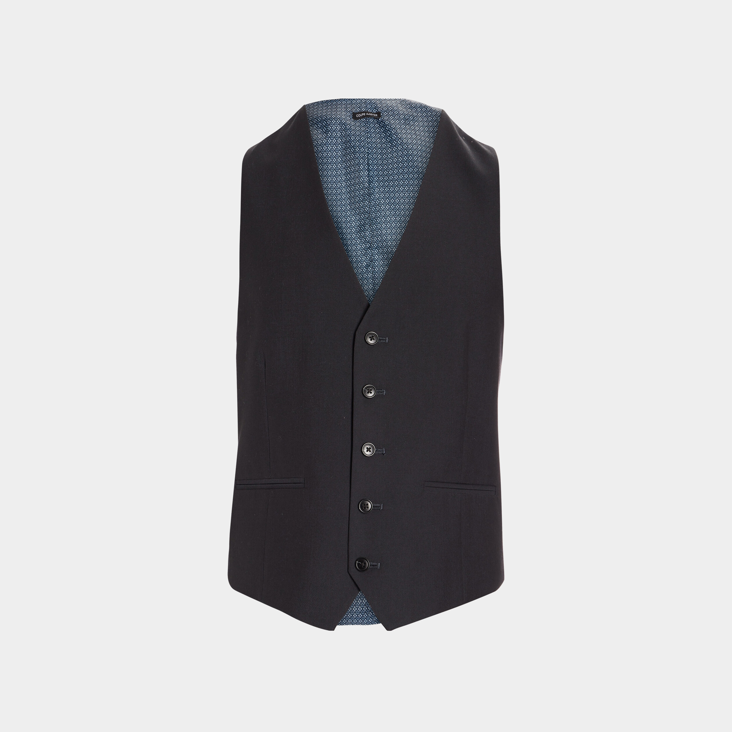 gilet de costume sans manches bleu homme Gilet de costume sans manches bleu homme