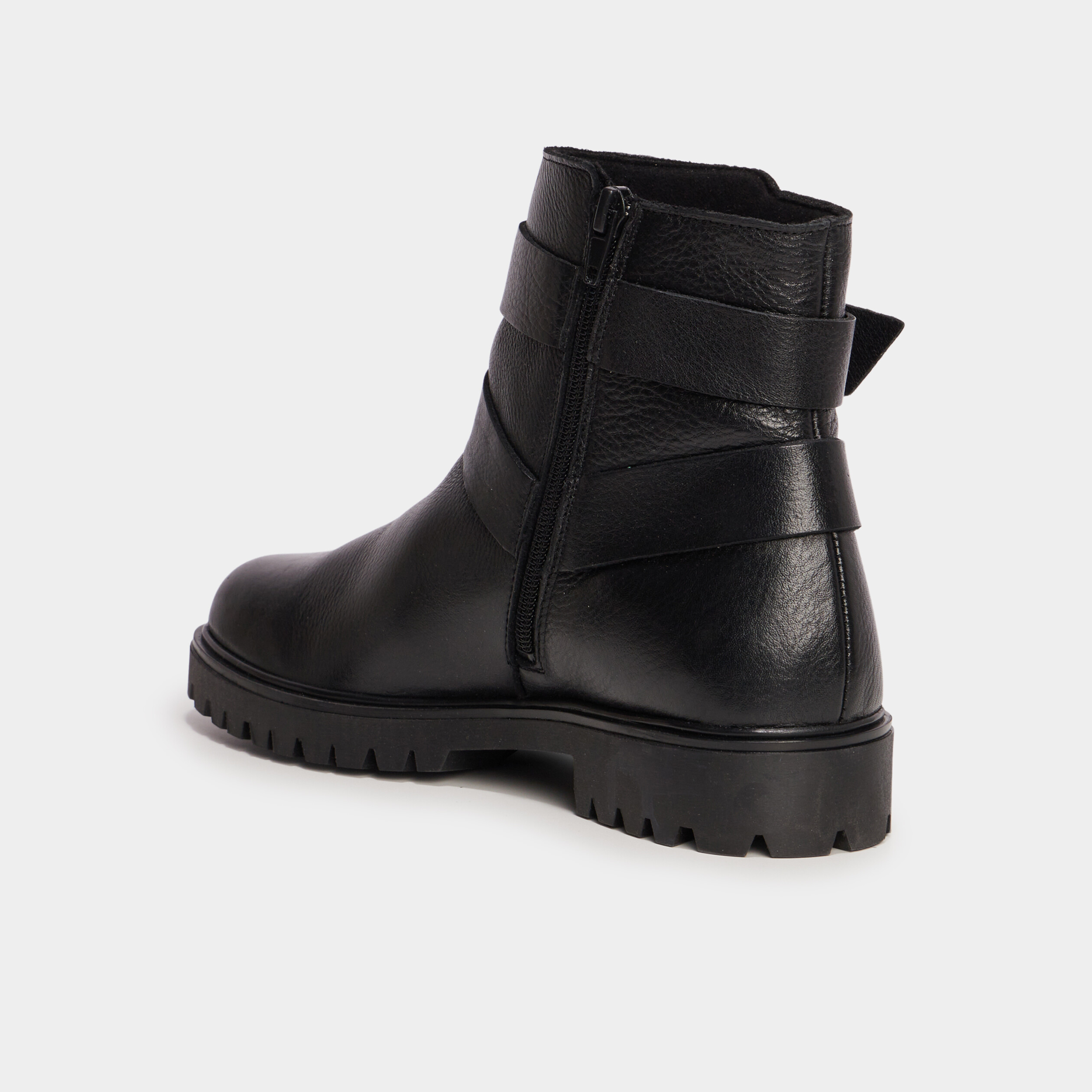 bottines en cuir zippee liberto noir femme Bottines en cuir zippée Liberto noir femme
