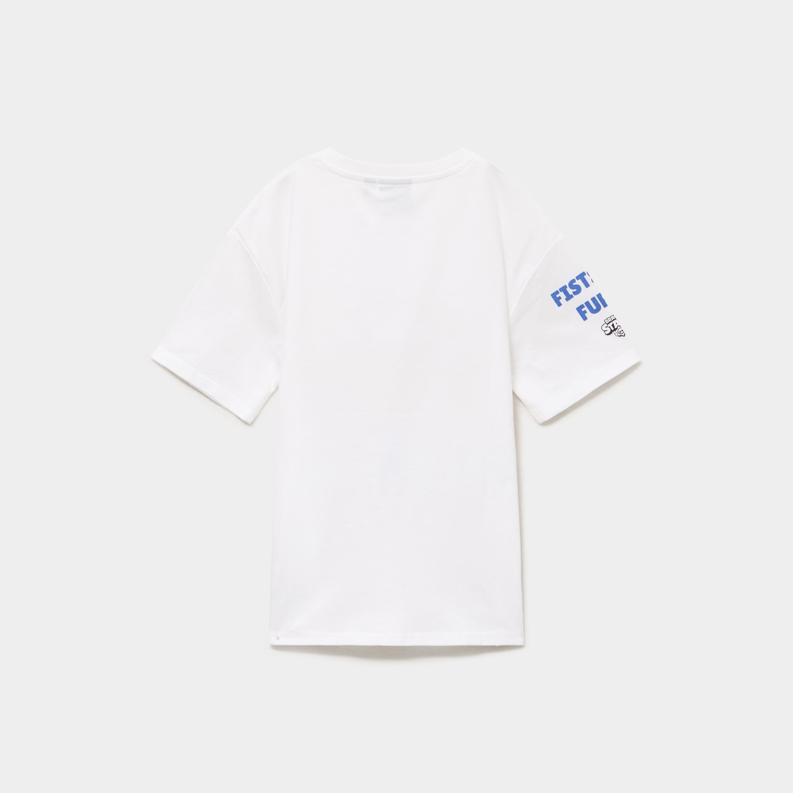 T-shirt manches courtes Brawl Stars blanc gar&ccedil;on