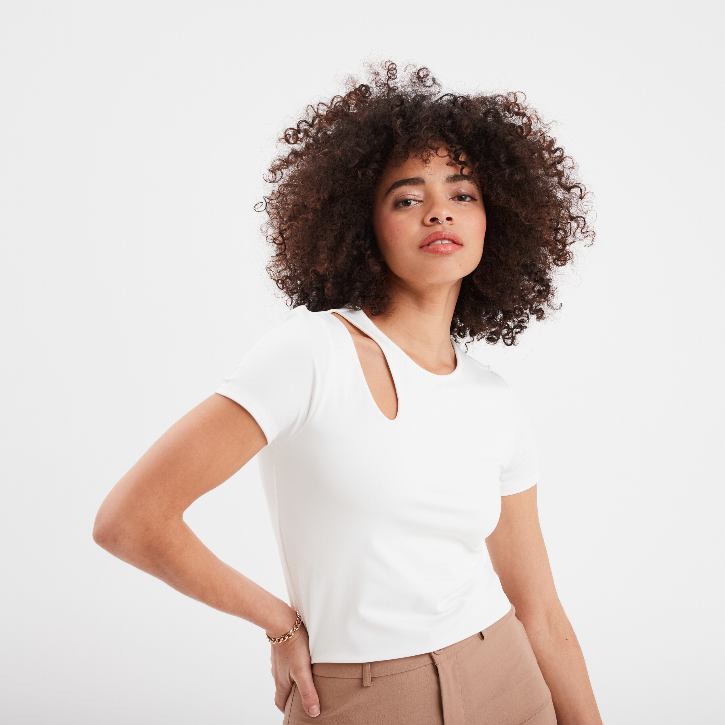 T shirt cintré femme top