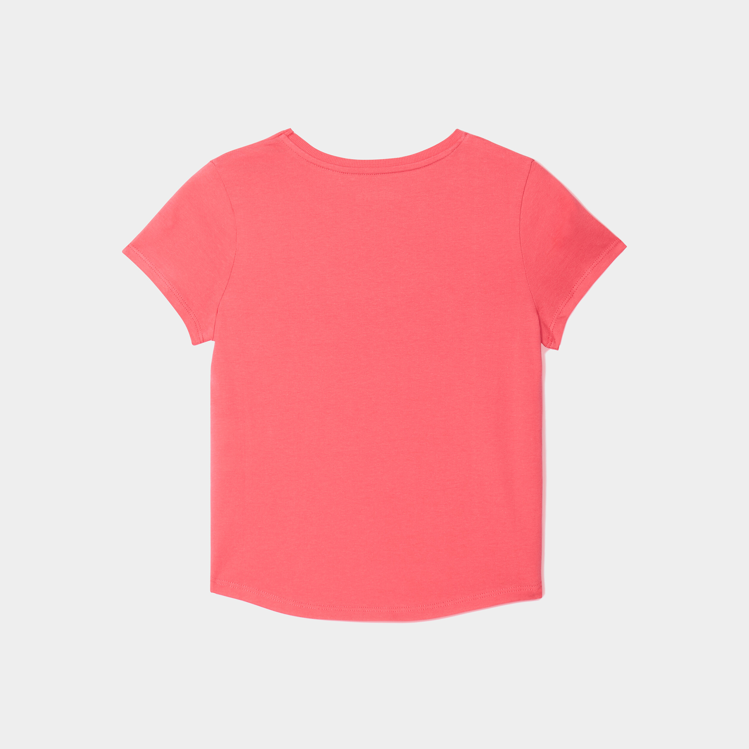 t shirt manches courtes coton creeks rose vif fille T-shirt manches courtes coton Creeks rose vif fille