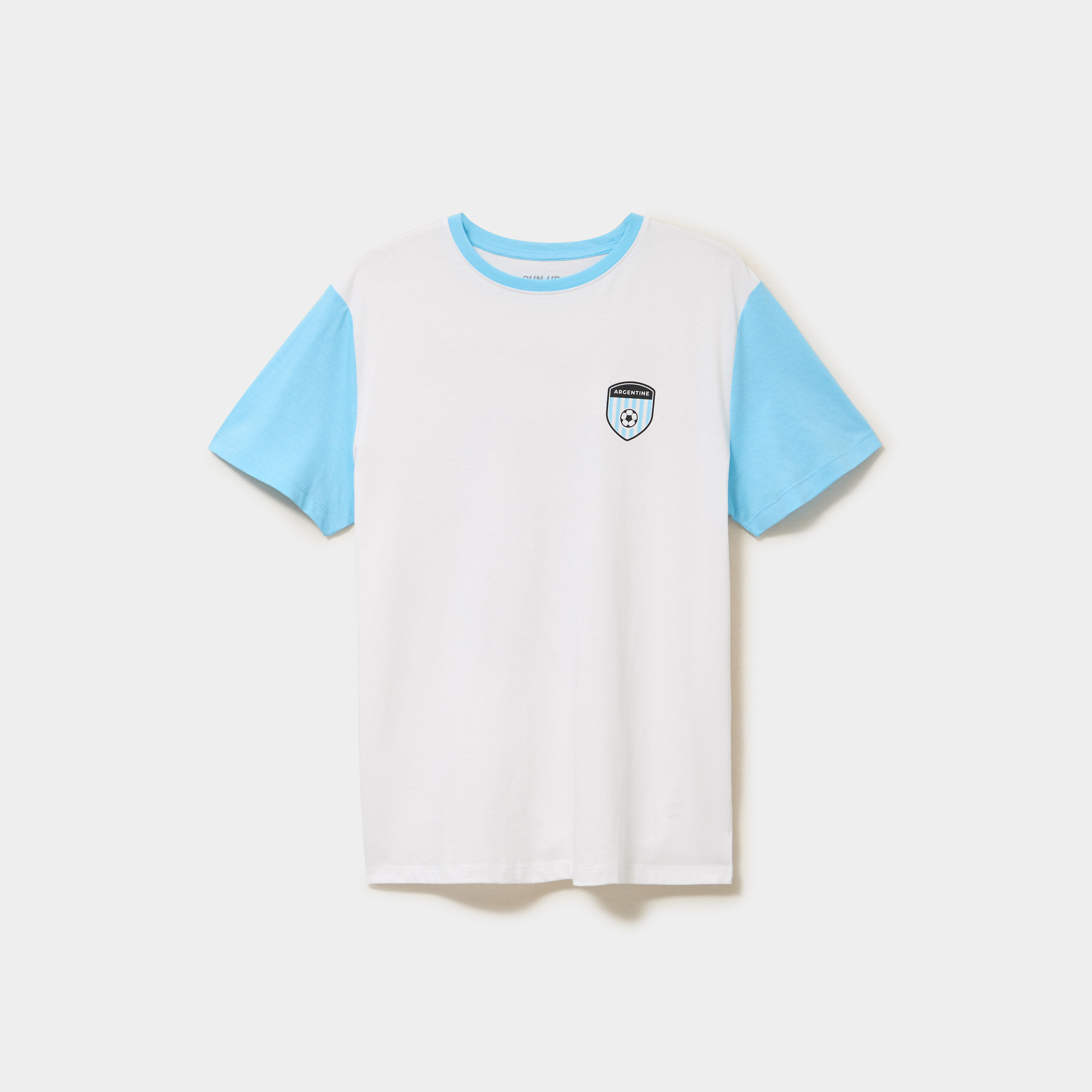 T-shirt maillot de football Argentine blanc mixte