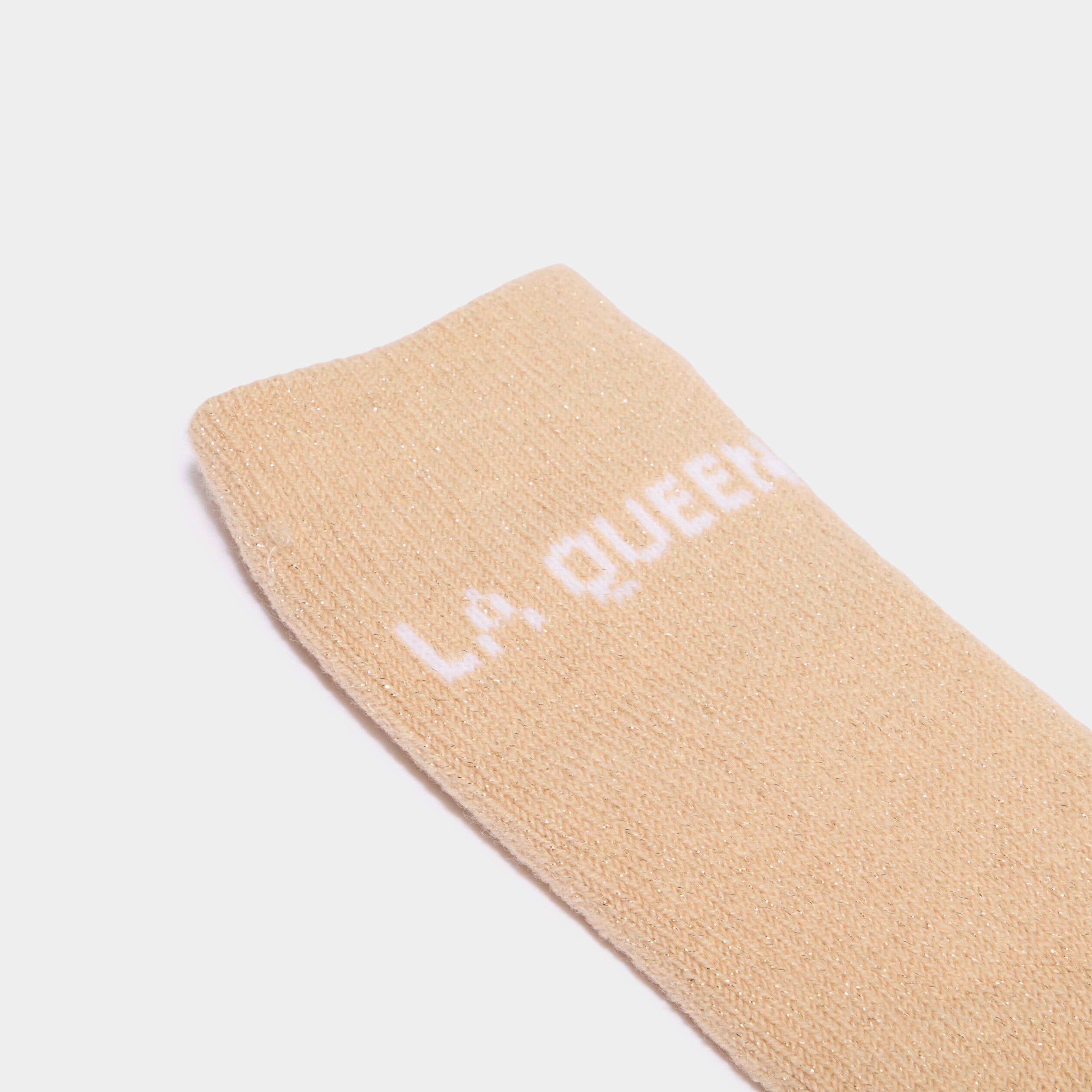 Chaussettes d'int&eacute;rieur La queen jaune or femme