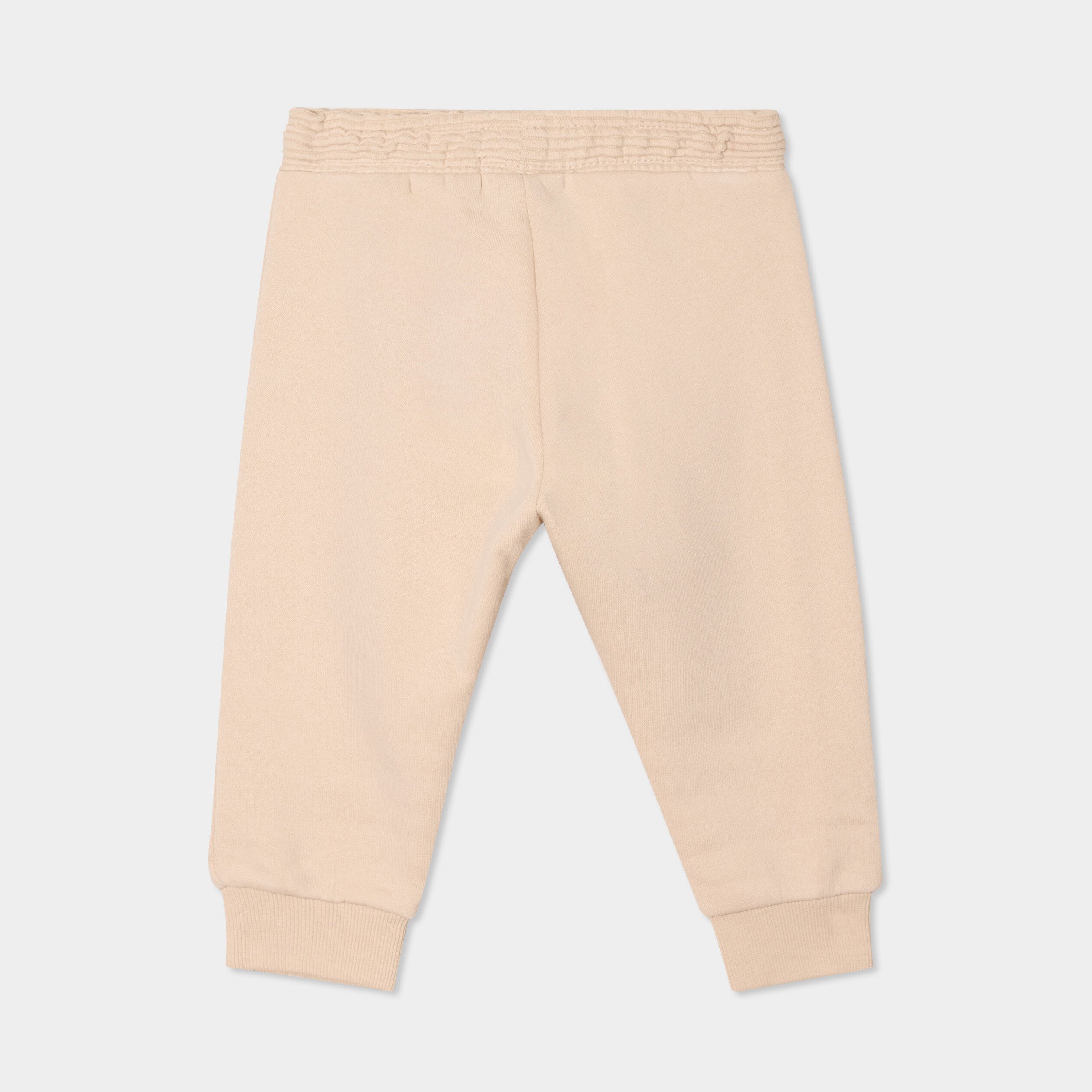 pantalon de jogging taille elastiquee sable bebeg Pantalon de jogging taille élastiquée sable bébé garçon