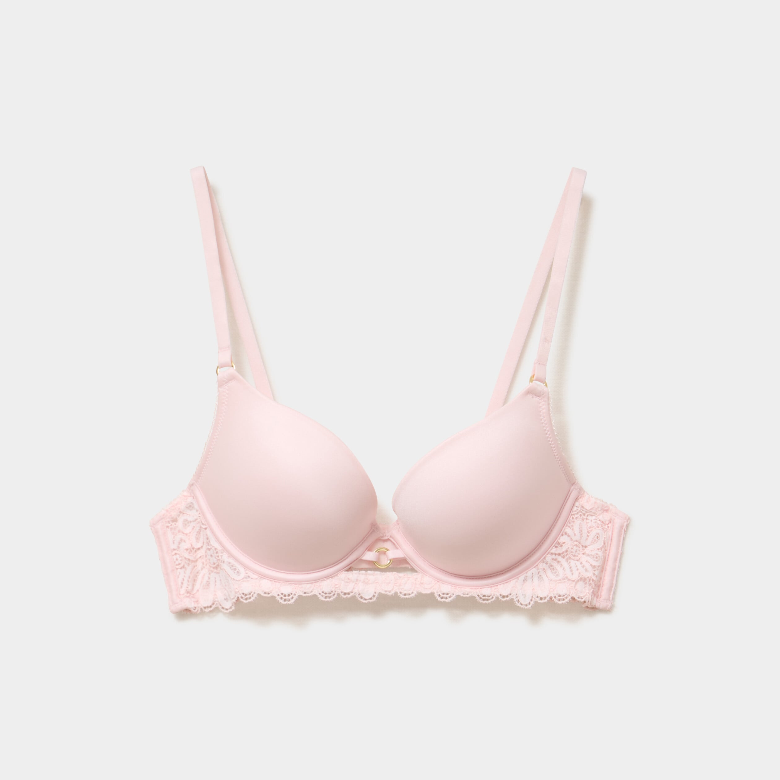 Soutien-gorge maxi push-up padd&eacute; rose clair femme