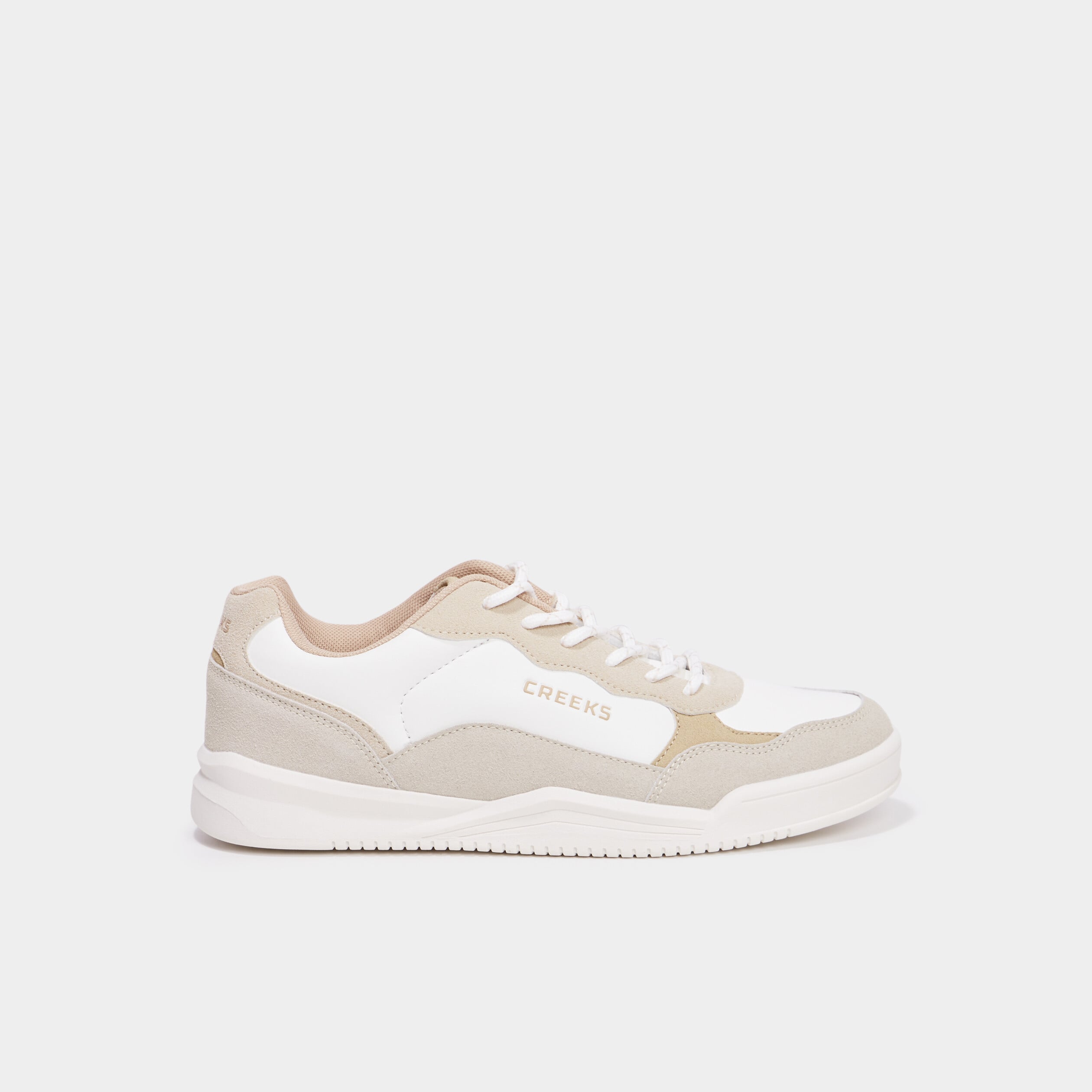 Baskets &agrave; lacets sable femme
