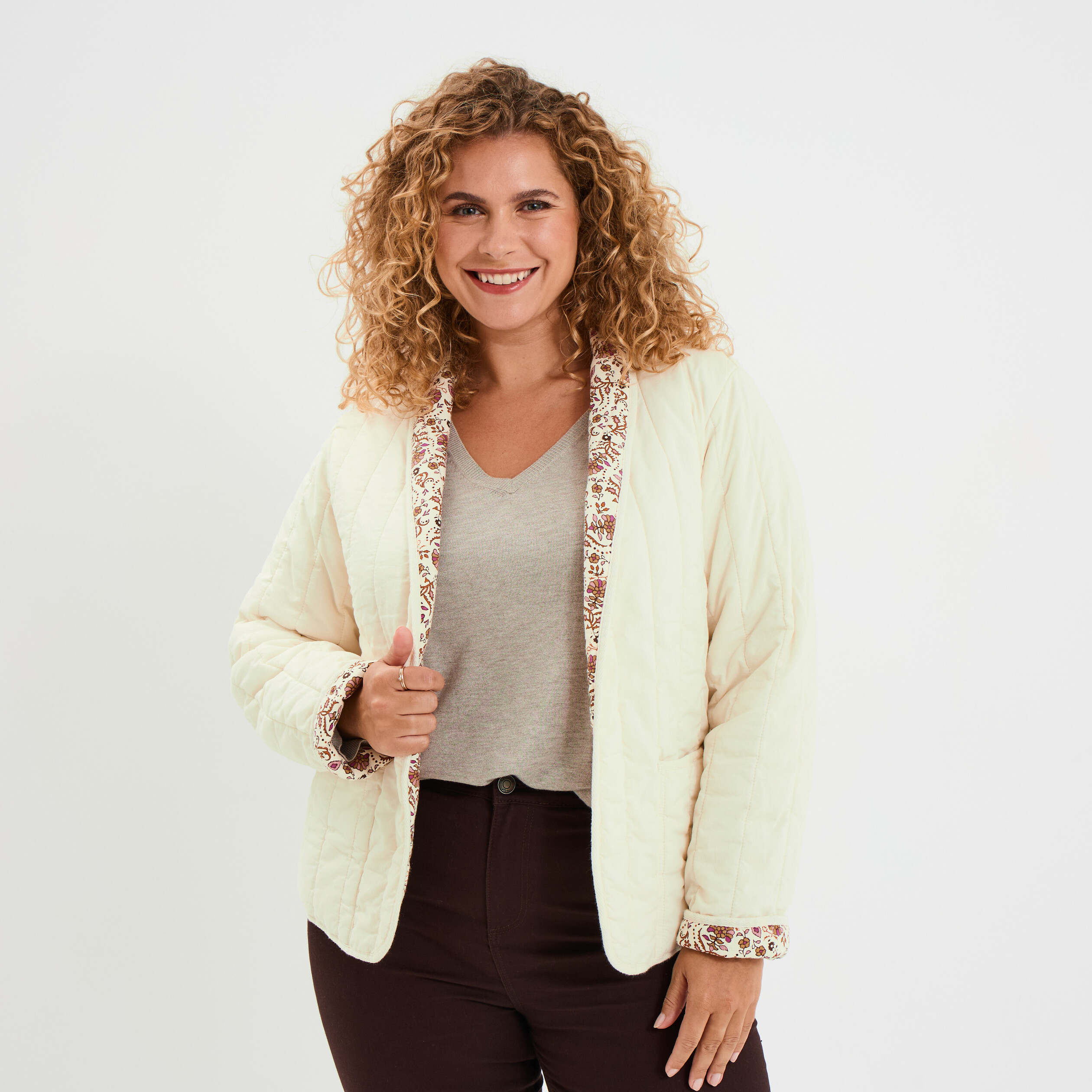 Vies Denses Magasin De VÃªtements Grande Taille Veste Matelassée