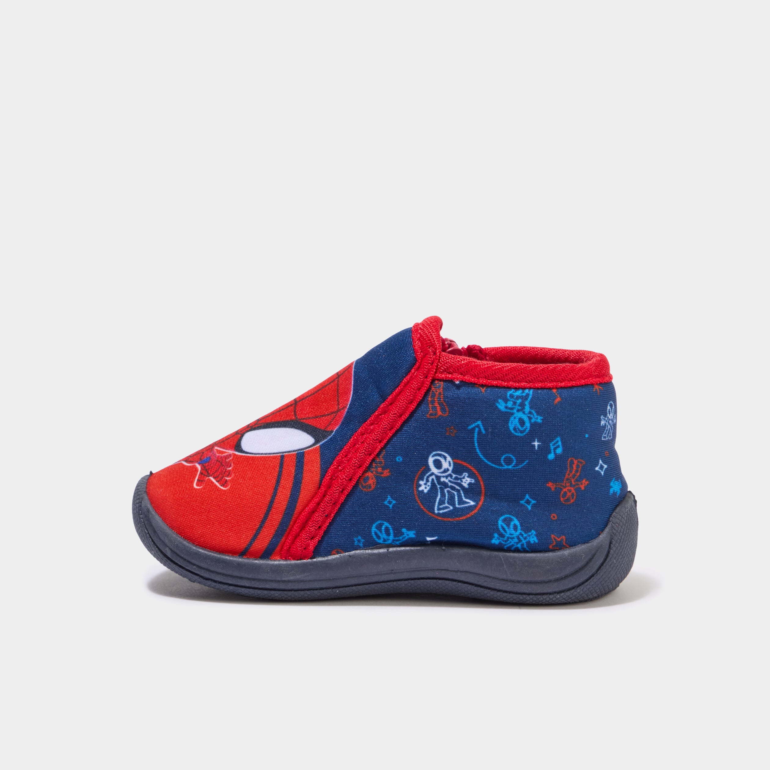 Chaussons bottillons Spider-Man bleu b&eacute;b&eacute; gar&ccedil;on