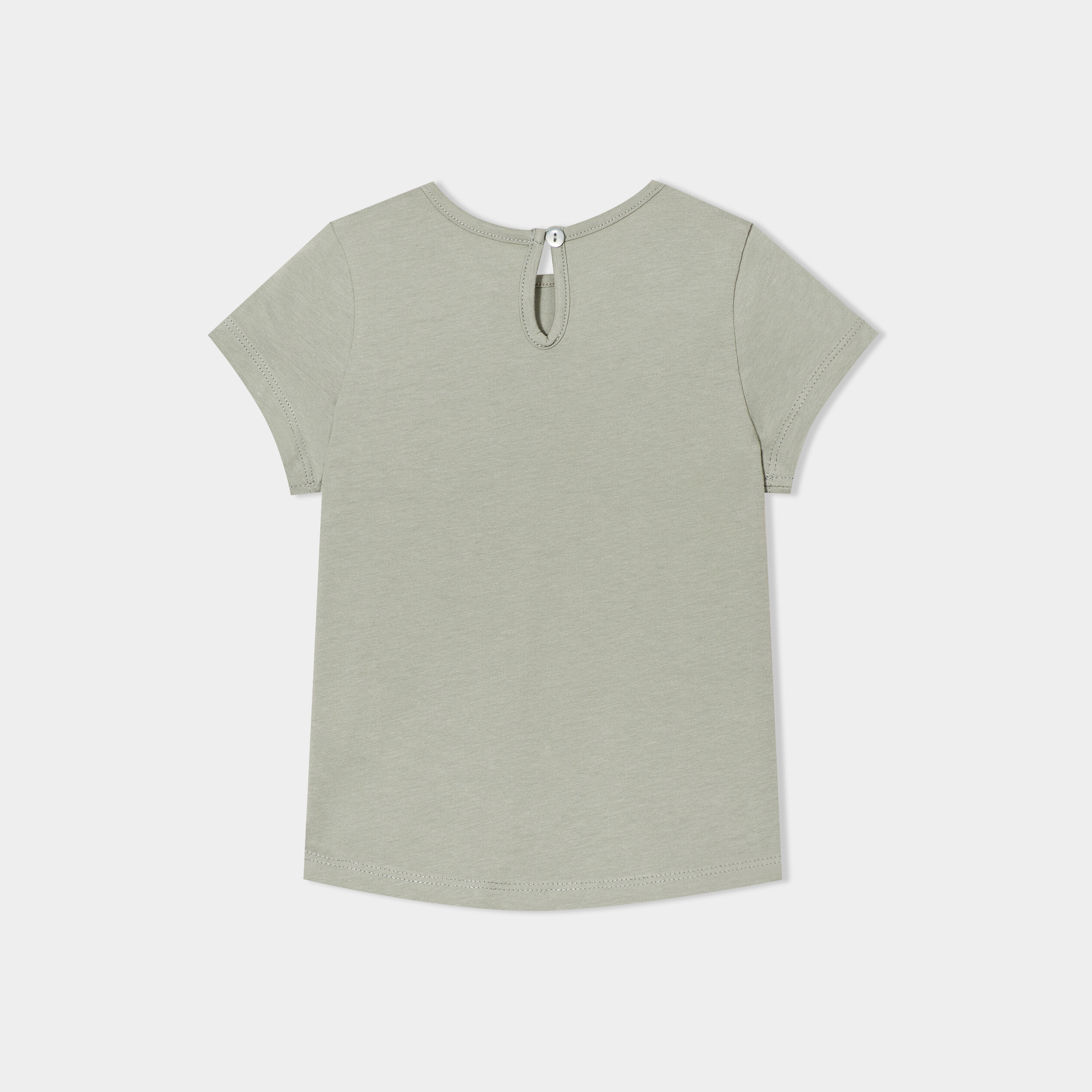 lot de 3 t shirts manches courtes coton blanc bebef Lot de 3 t-shirts manches courtes coton blanc bébé fille