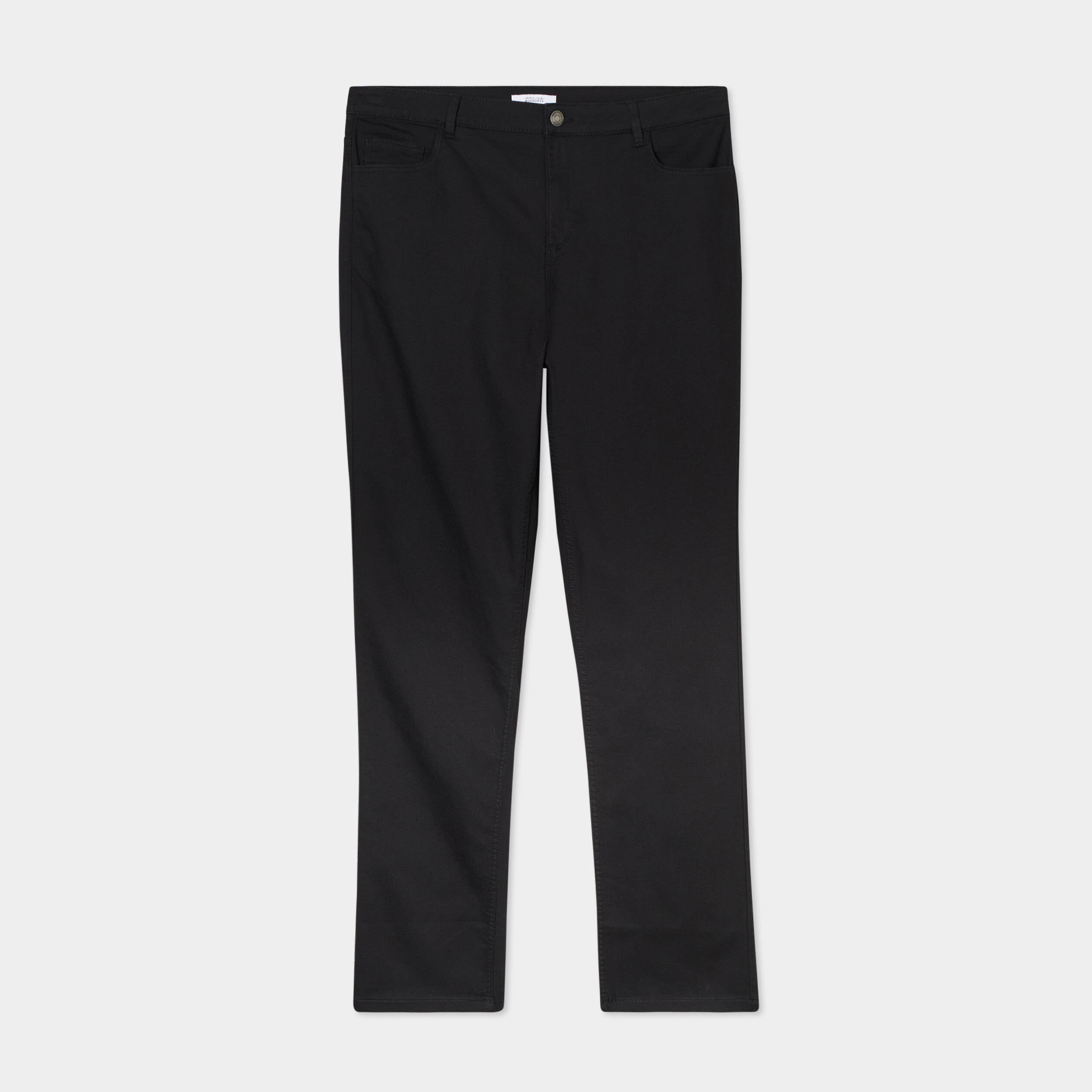 Pantalon Taille 46 Femme - Noir Habillé - Coupe Droite - Marque Balsamik - Neuf