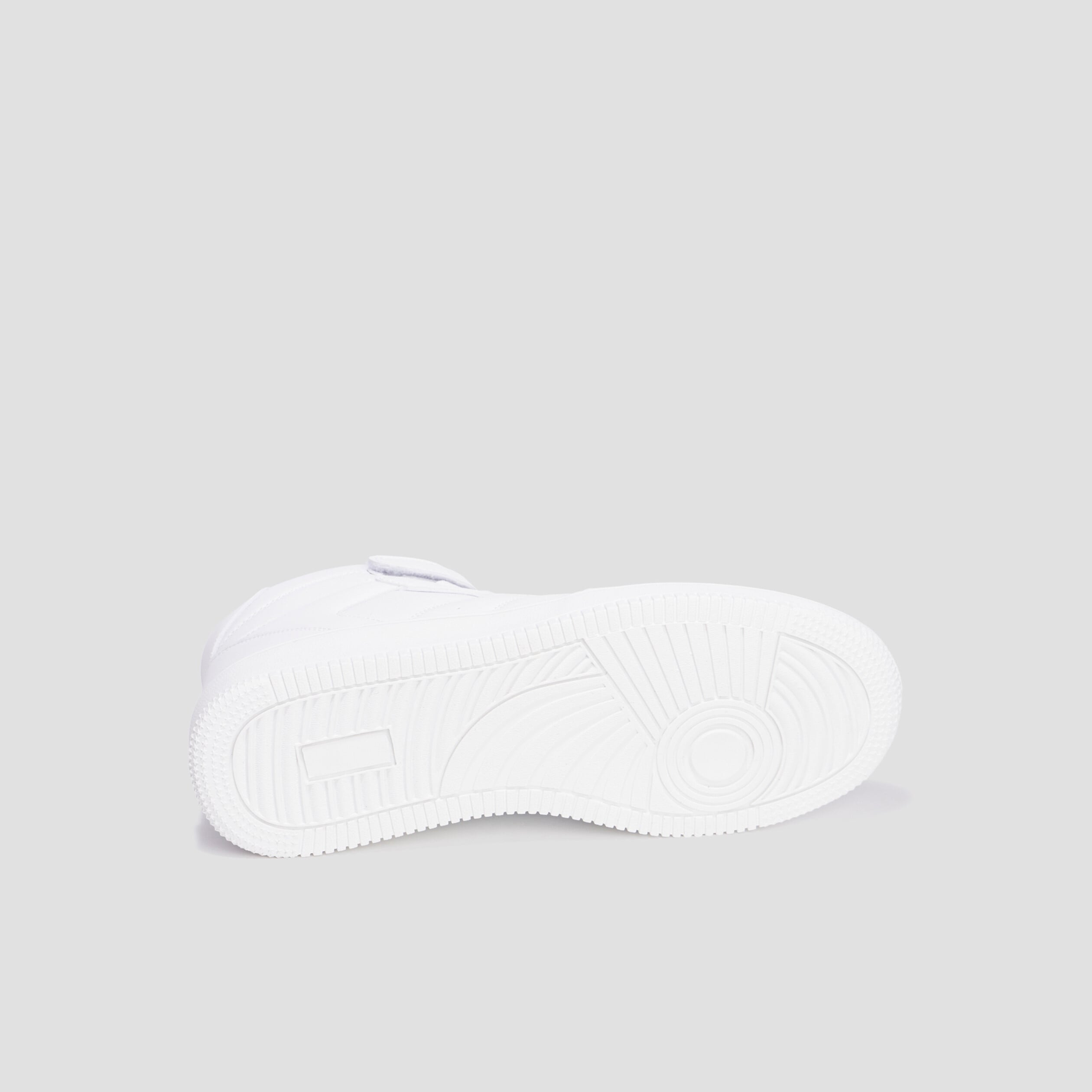 Baskets montantes &agrave; scratchs blanc homme
