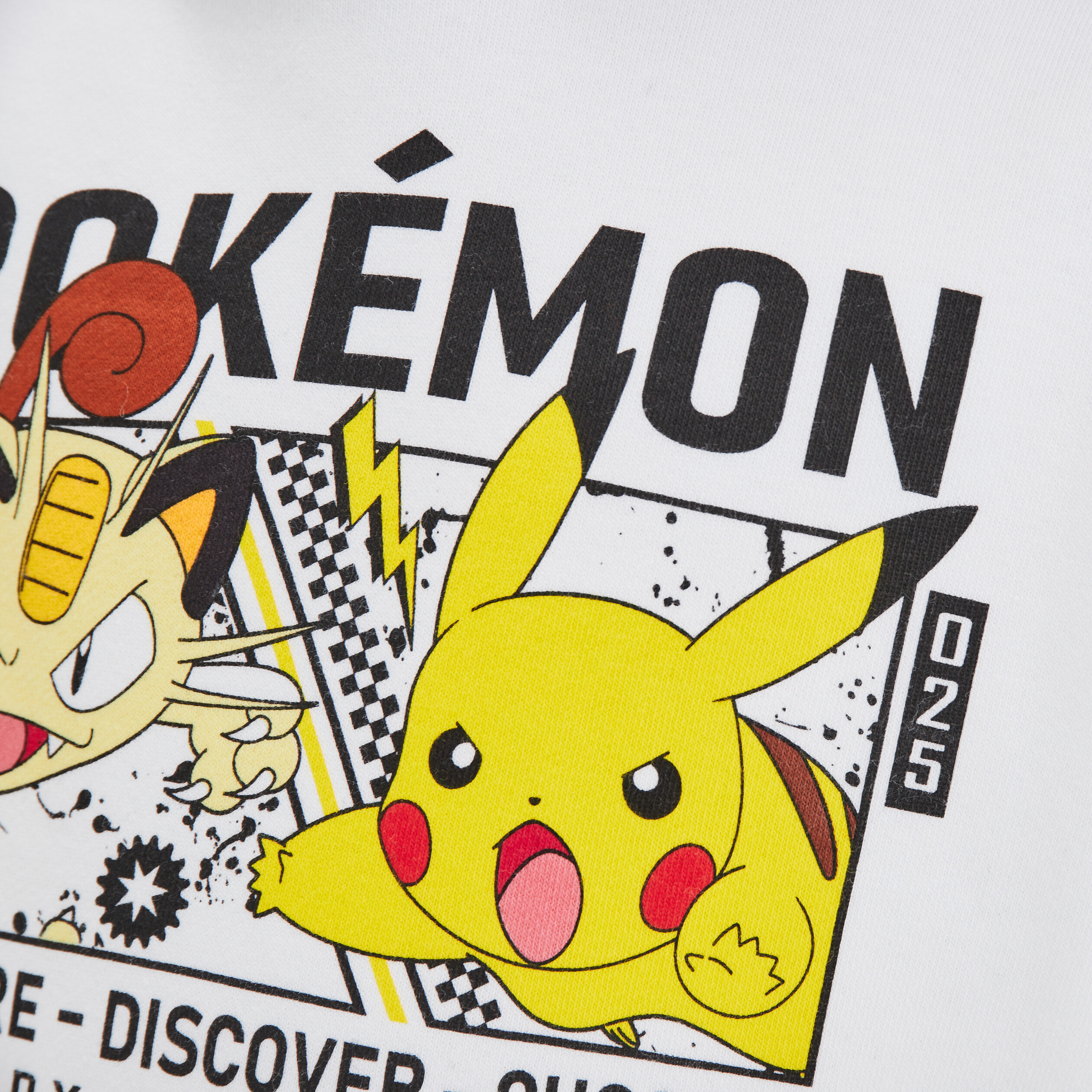 sweat a capuche hoodie pokemon blanc garcon Sweat à capuche hoodie Pokémon blanc garçon