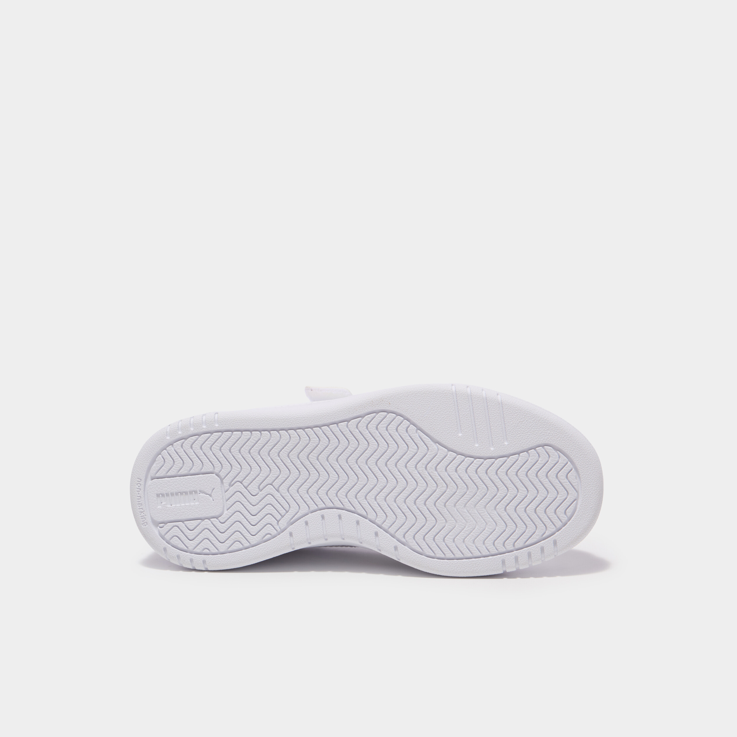 Tennis basses &agrave; scratchs Puma Caven Holo mauve fille