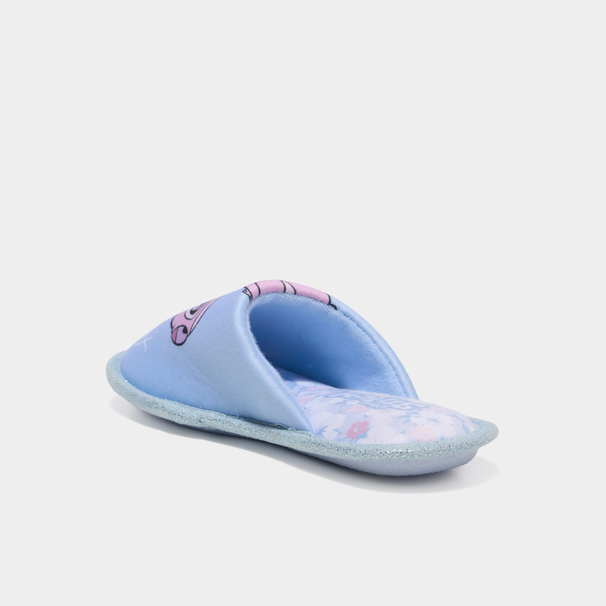 Chaussons mules Stitch bleu fille