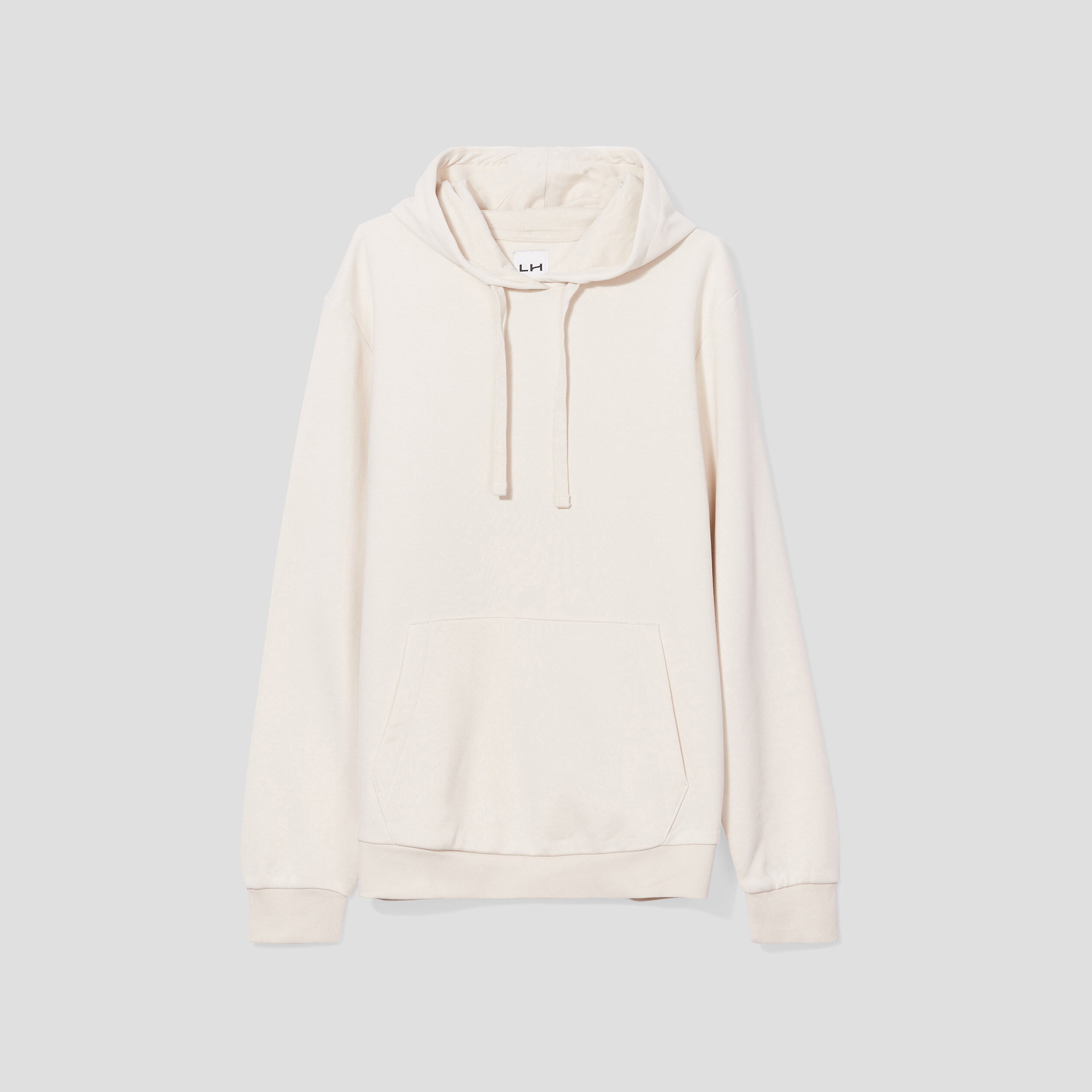 Sweat Regular à Capuche En Coton Mélangé - Gris | Be Normal