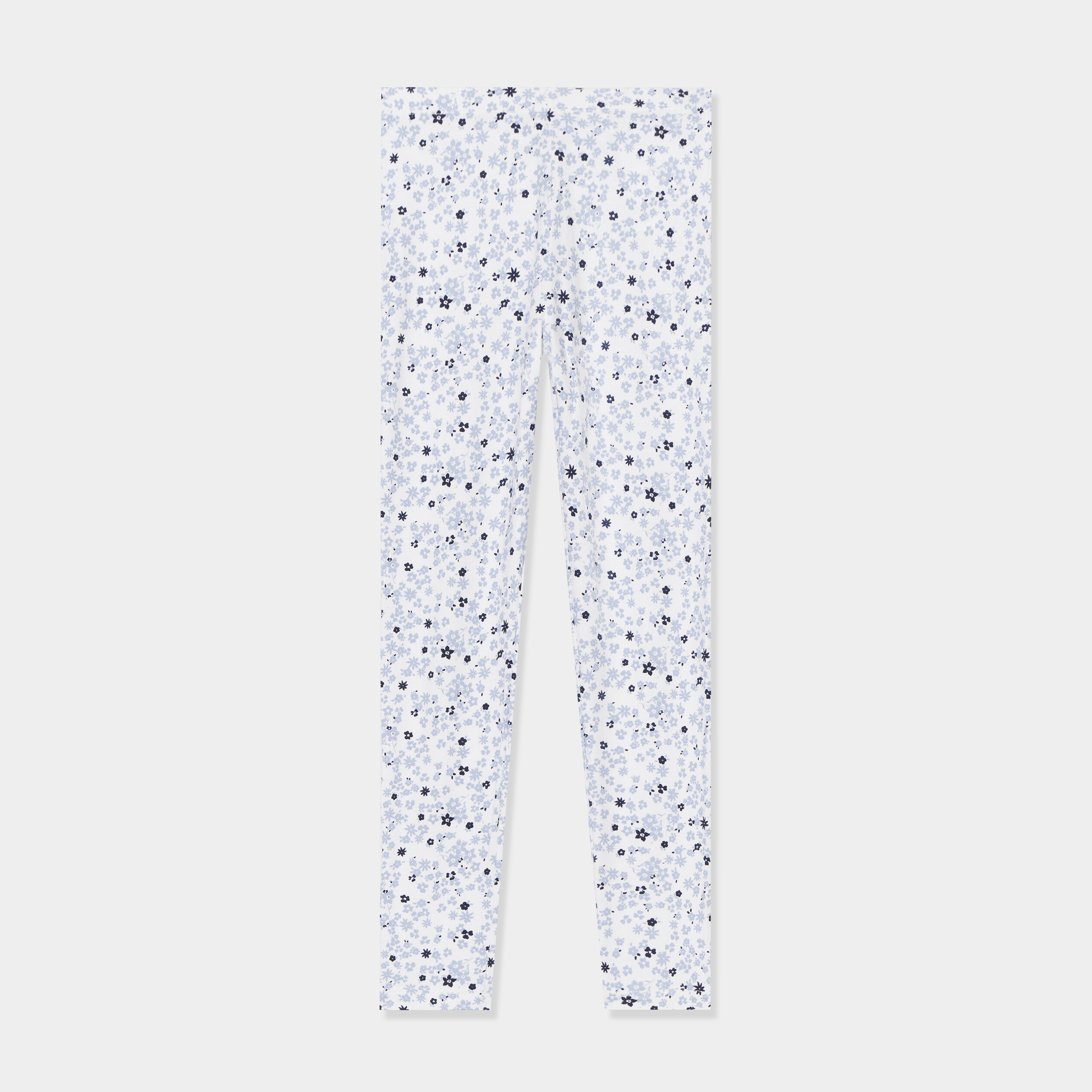 legging long elastique coton blanc fille Legging long élastiqué coton blanc fille