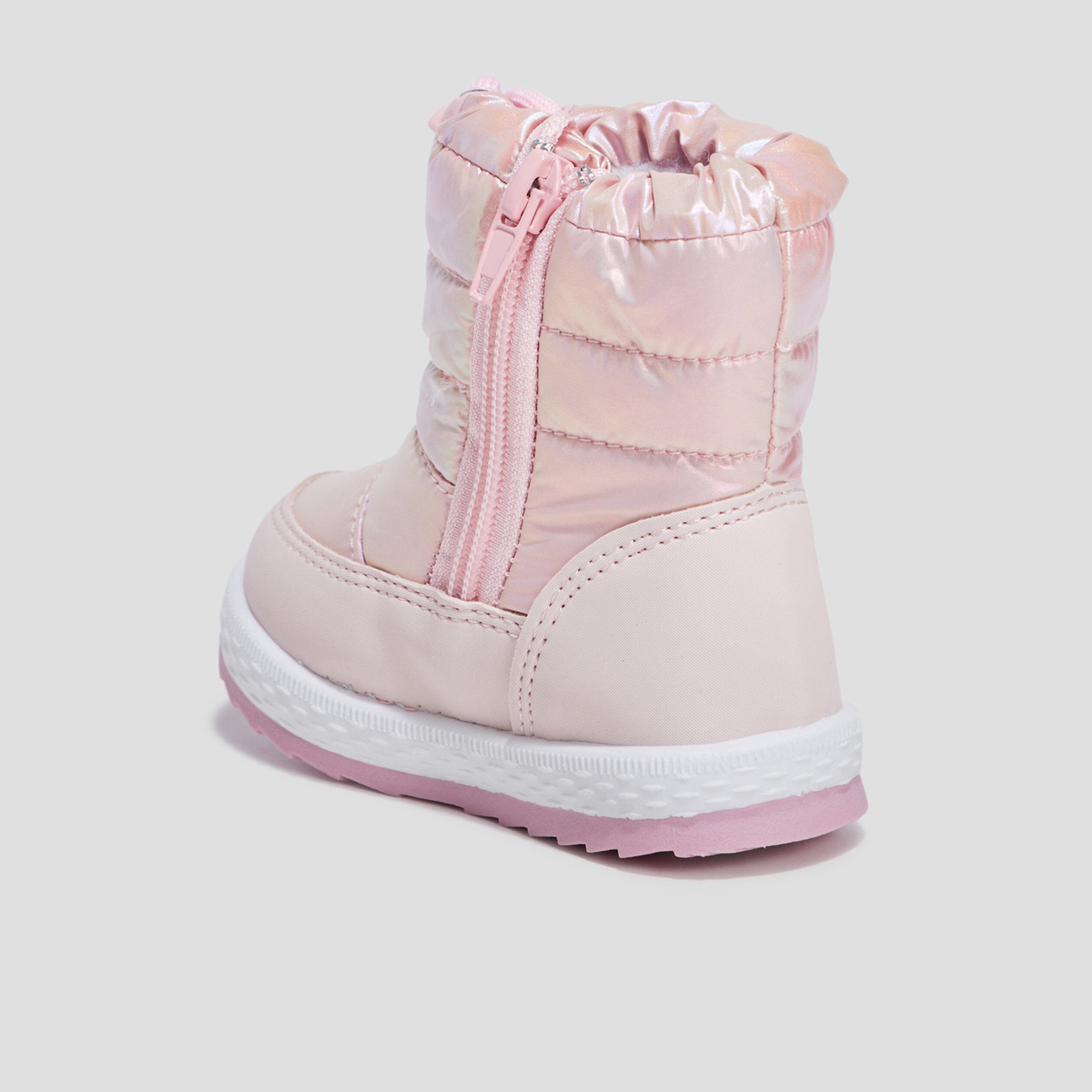 Bottes de neige rose bébé fille