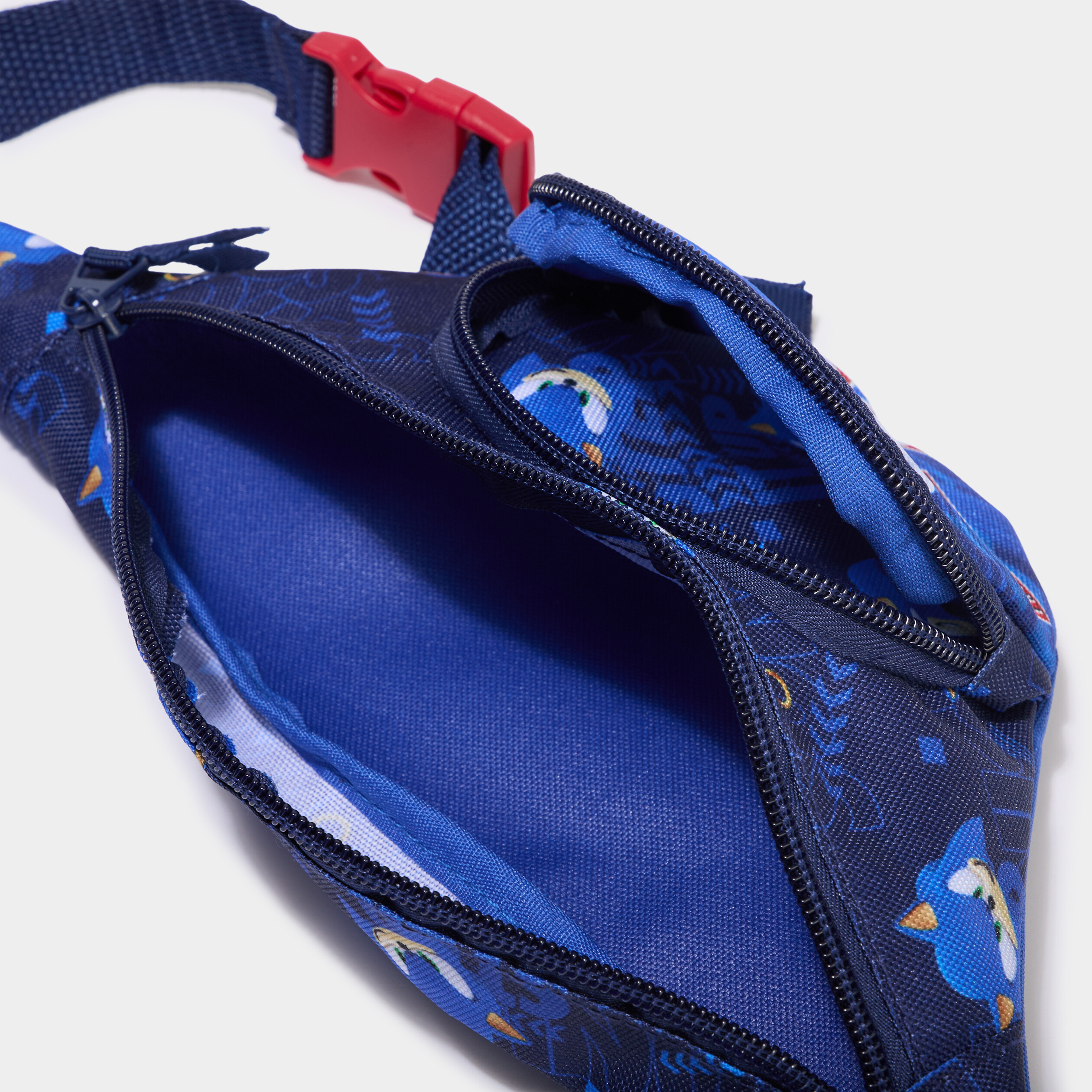 Sac banane Sonic bleu marine gar&ccedil;on