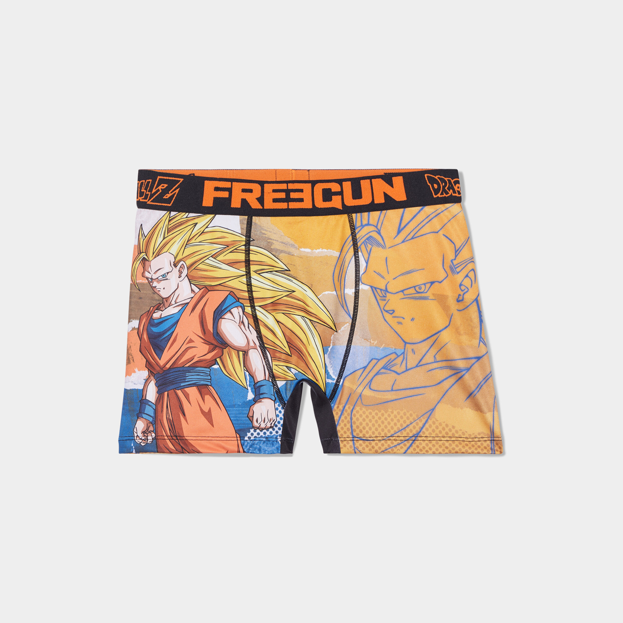 Boxer Freegun Dragon Ball Z orange clair homme La Halle