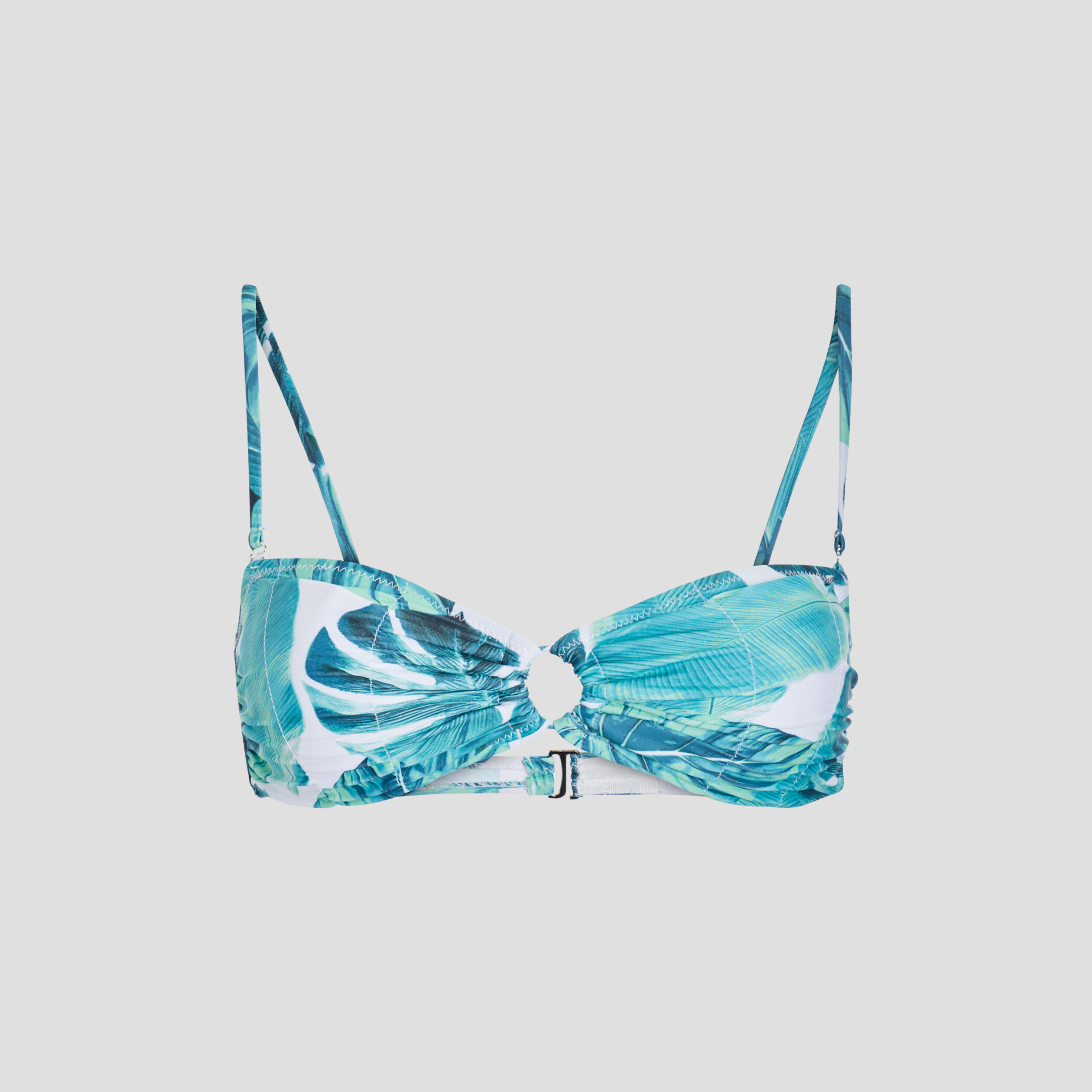 Haut de maillot de bain vert femme