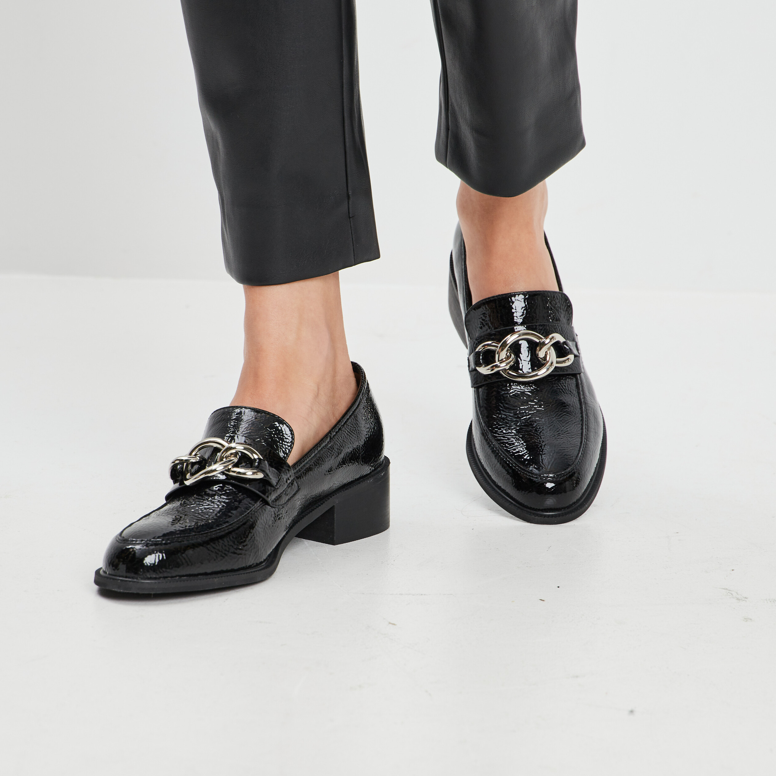 mocassins vernis noir femme Mocassins vernis noir femme