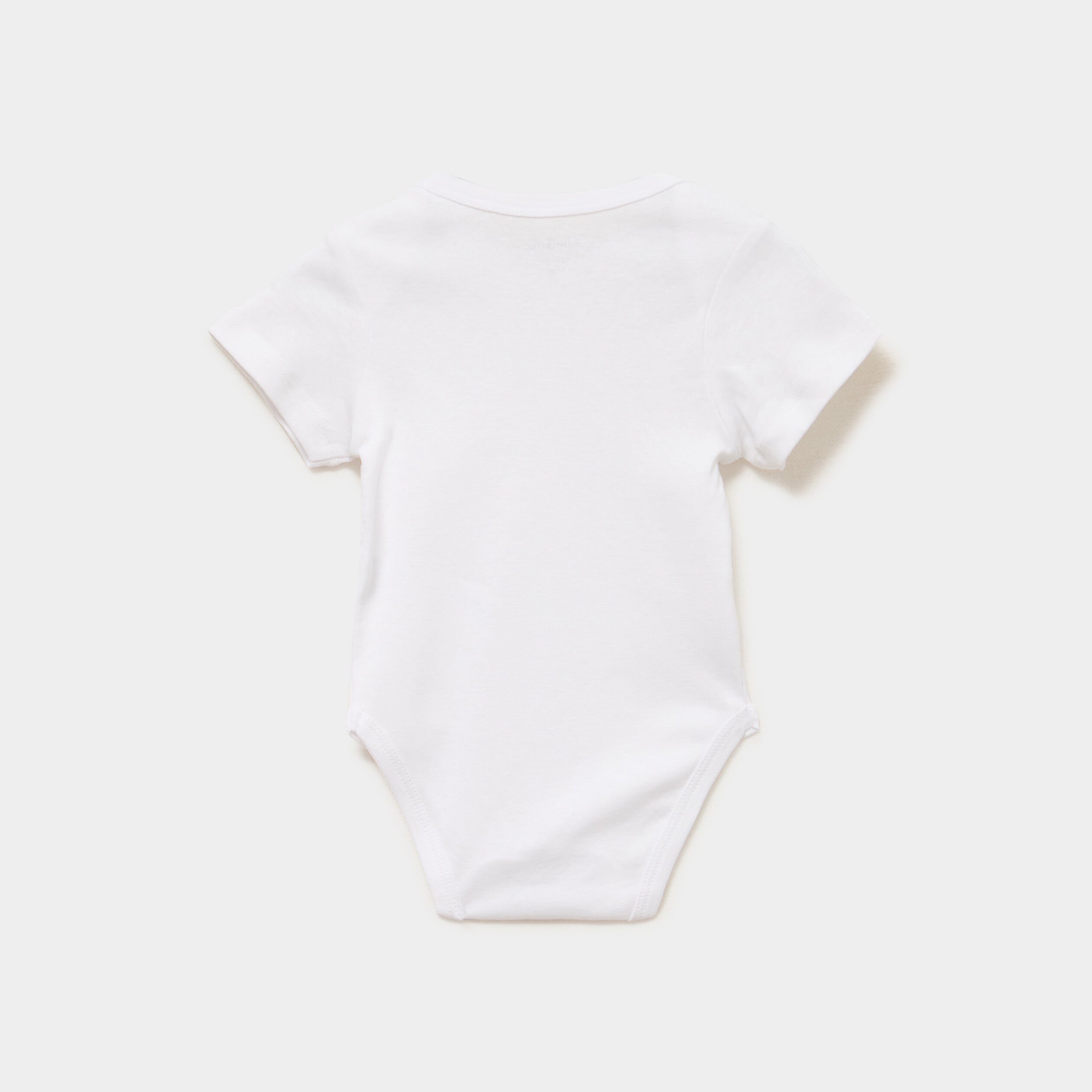 Lot 3 bodies US coton manches courtes blanc b&eacute;b&eacute;