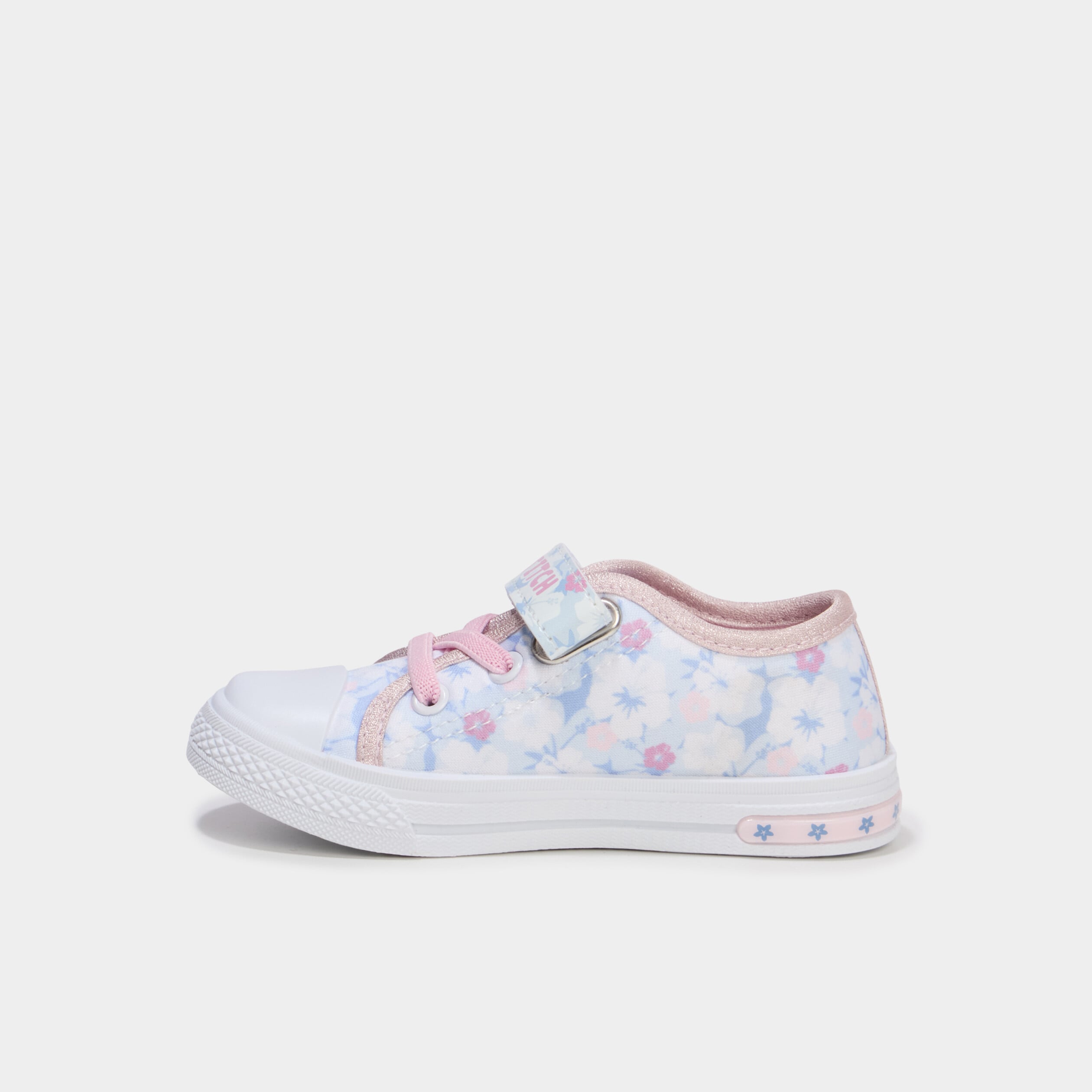 Tennis basses en toile lumineuses Stitch multicolore fille