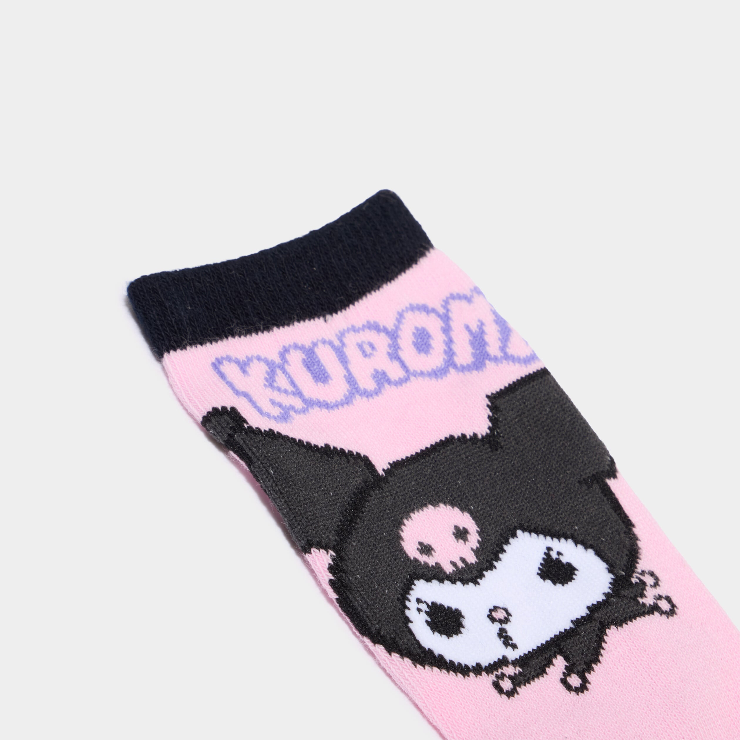 Lot 3 paires chaussettes Kuromi parme fille