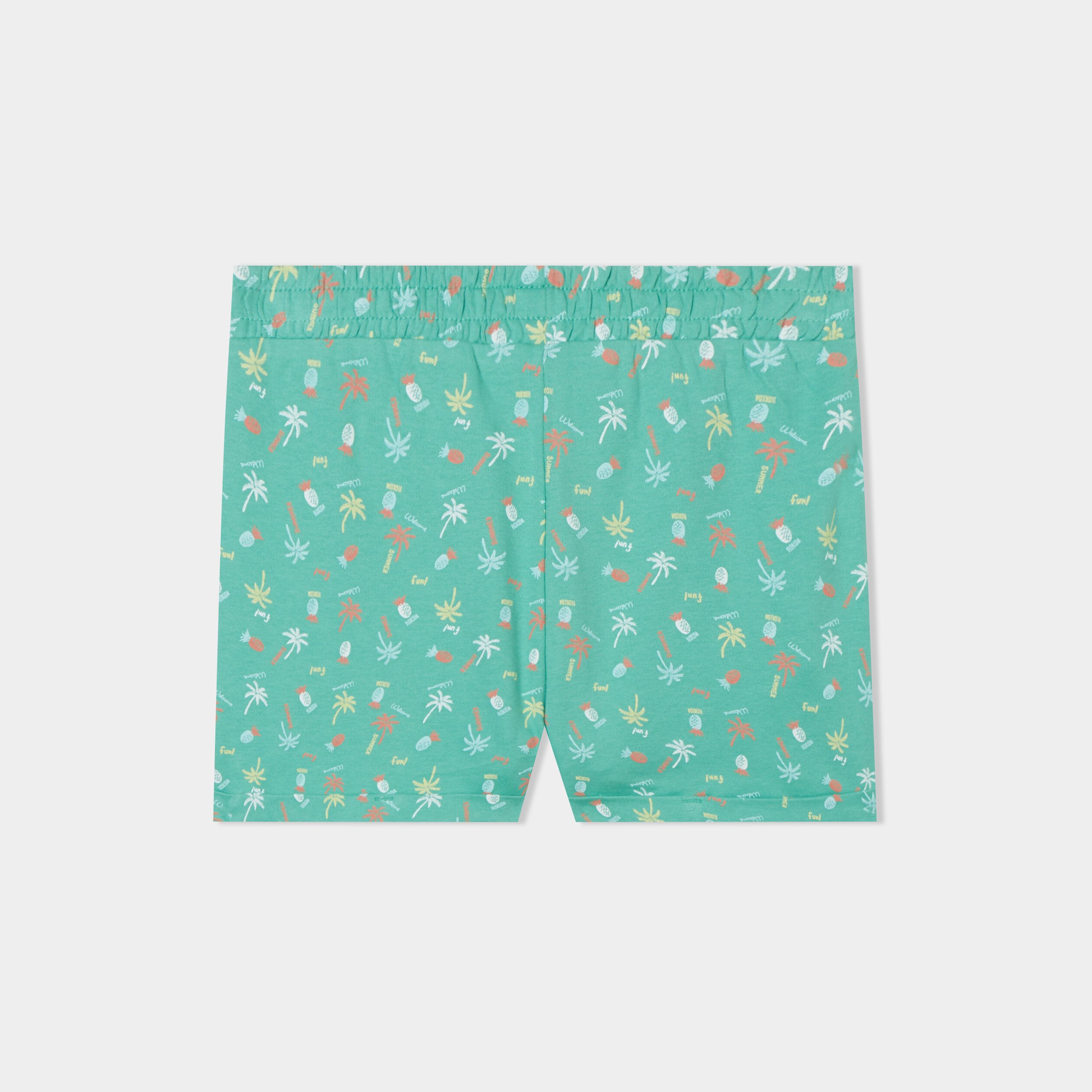 lot 2 shorts vert menthe fille Lot 2 shorts vert menthe fille