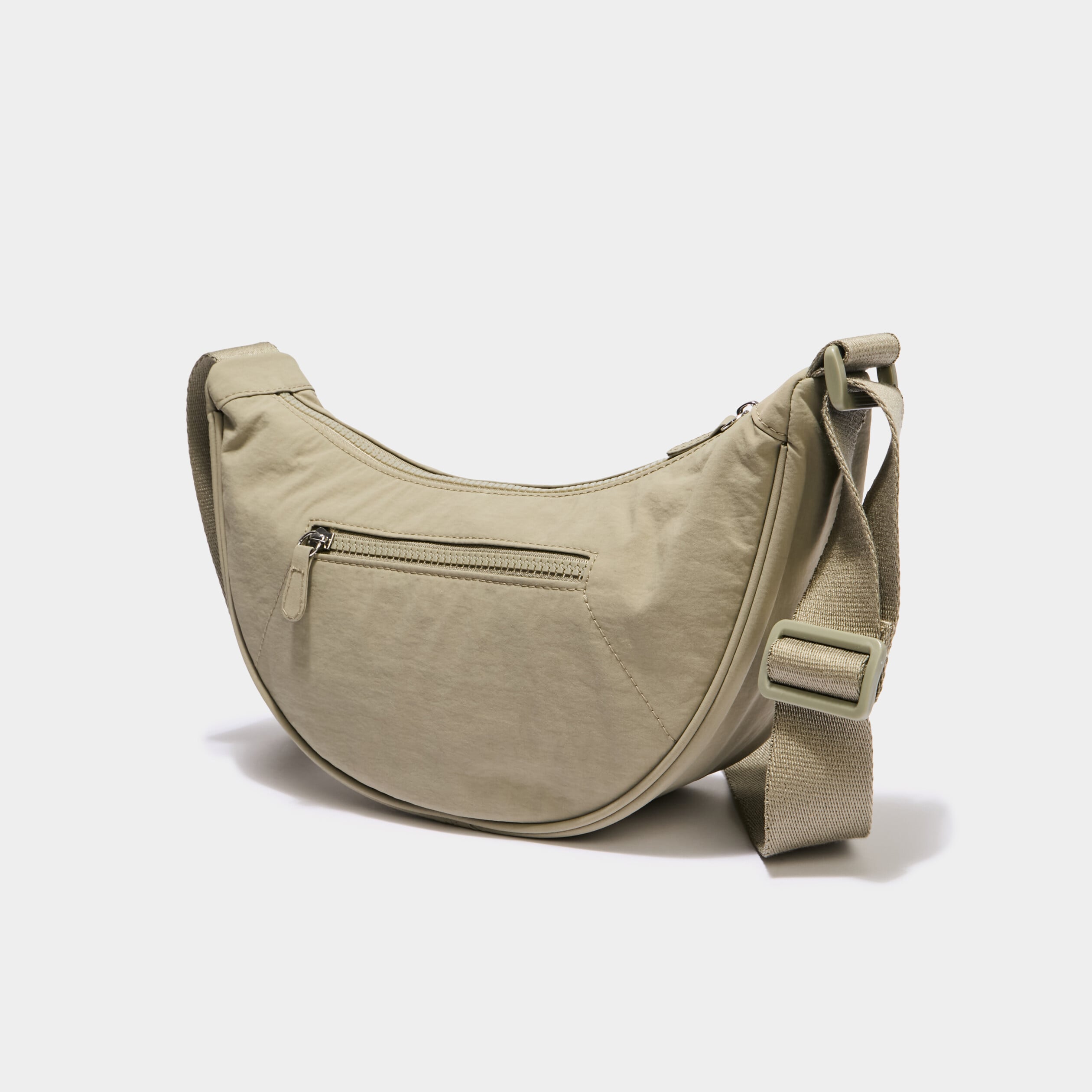 Sac banane en bandouli&egrave;re vert kaki femme