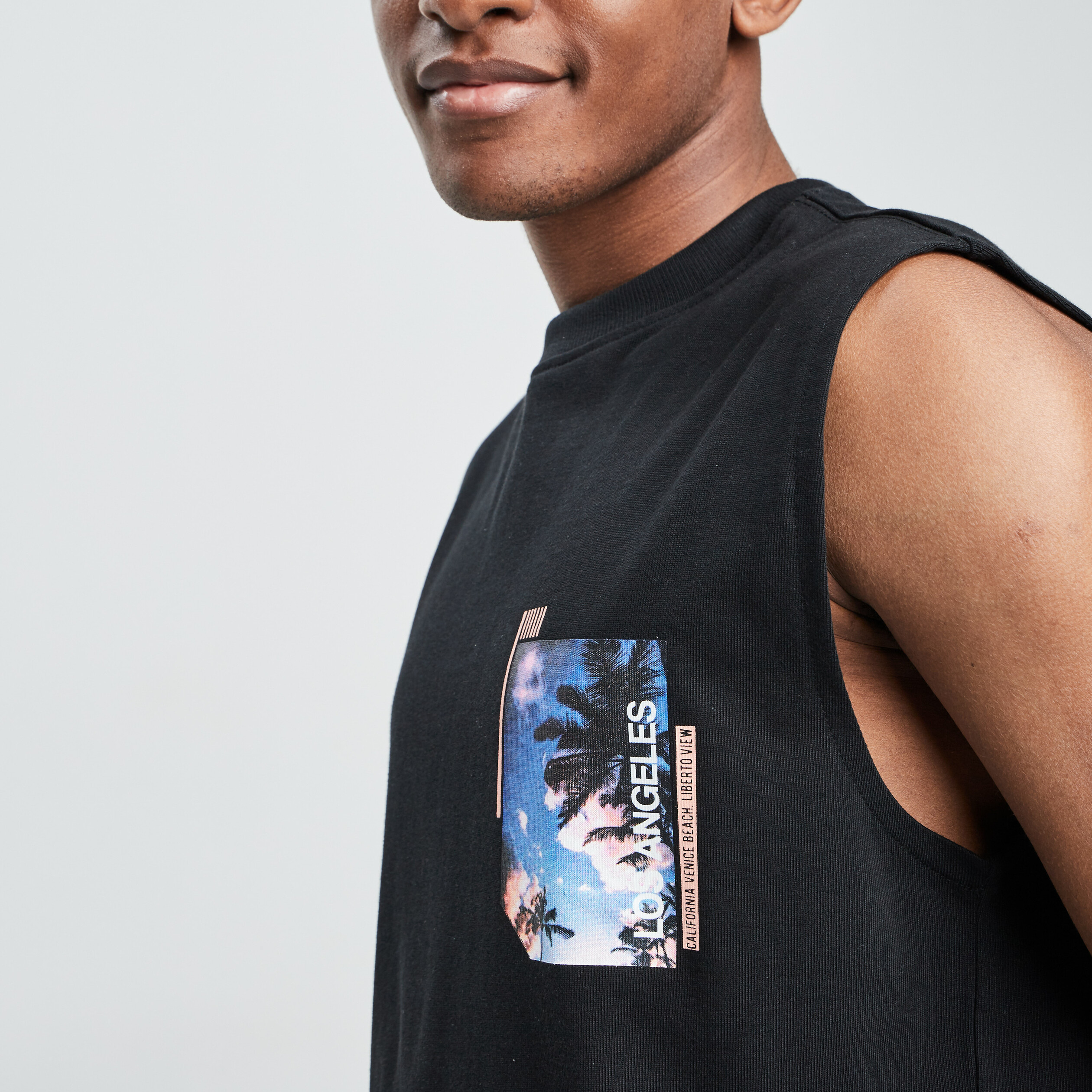 Débardeur Liberto noir homme