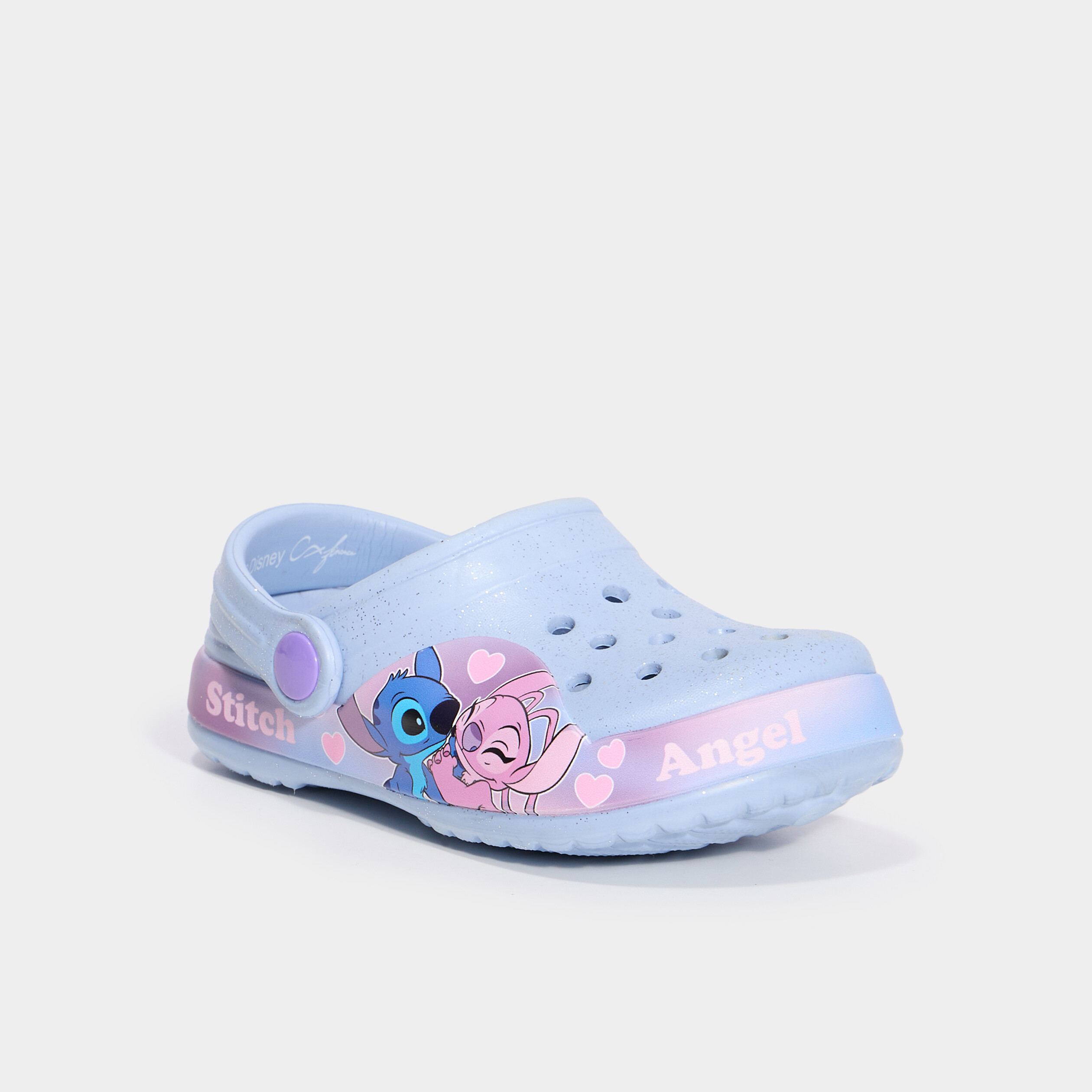 sabots de plage paillettes stitch multicolore fille Sabots de plage paillettes Stitch multicolore fille