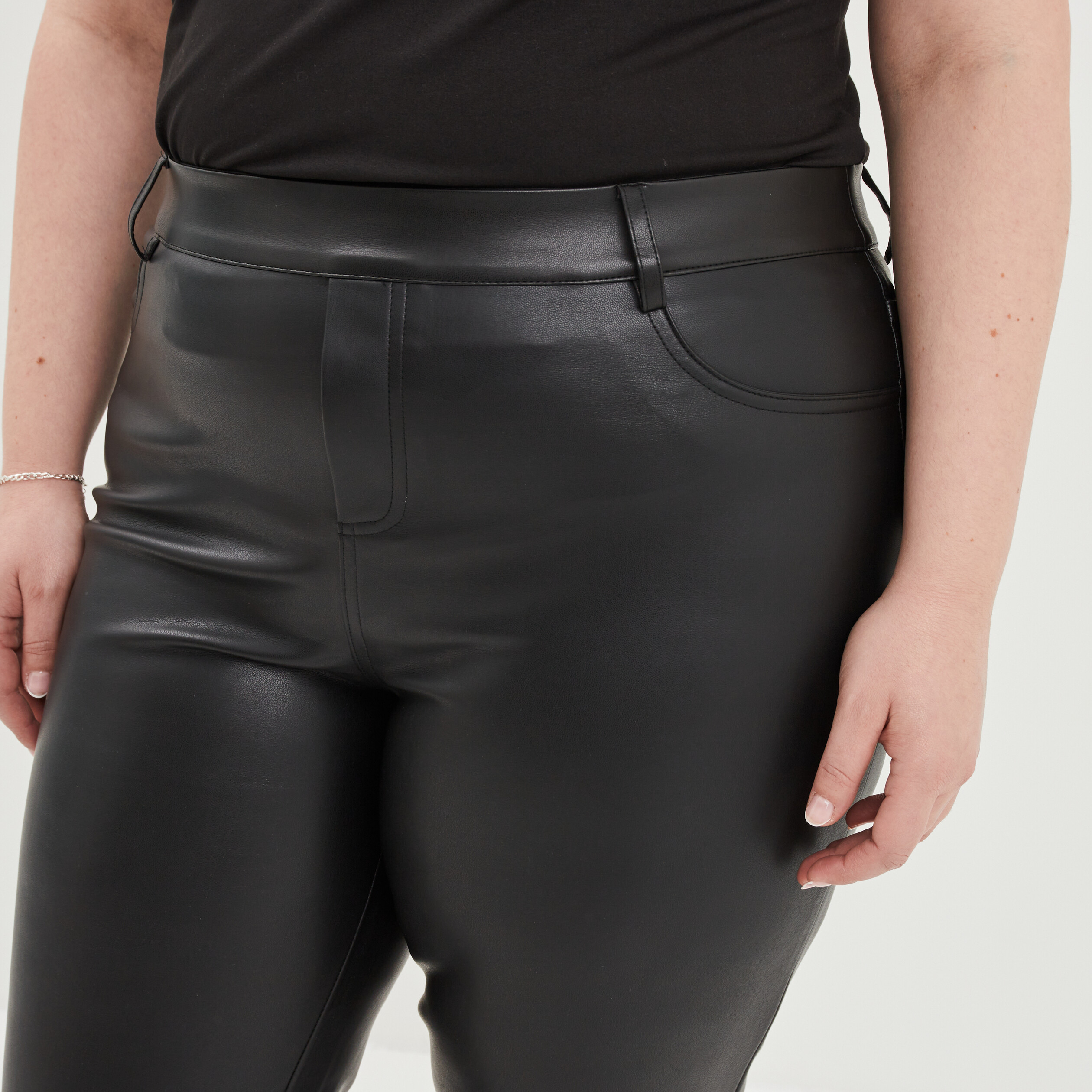 Legging taille haute noir femme