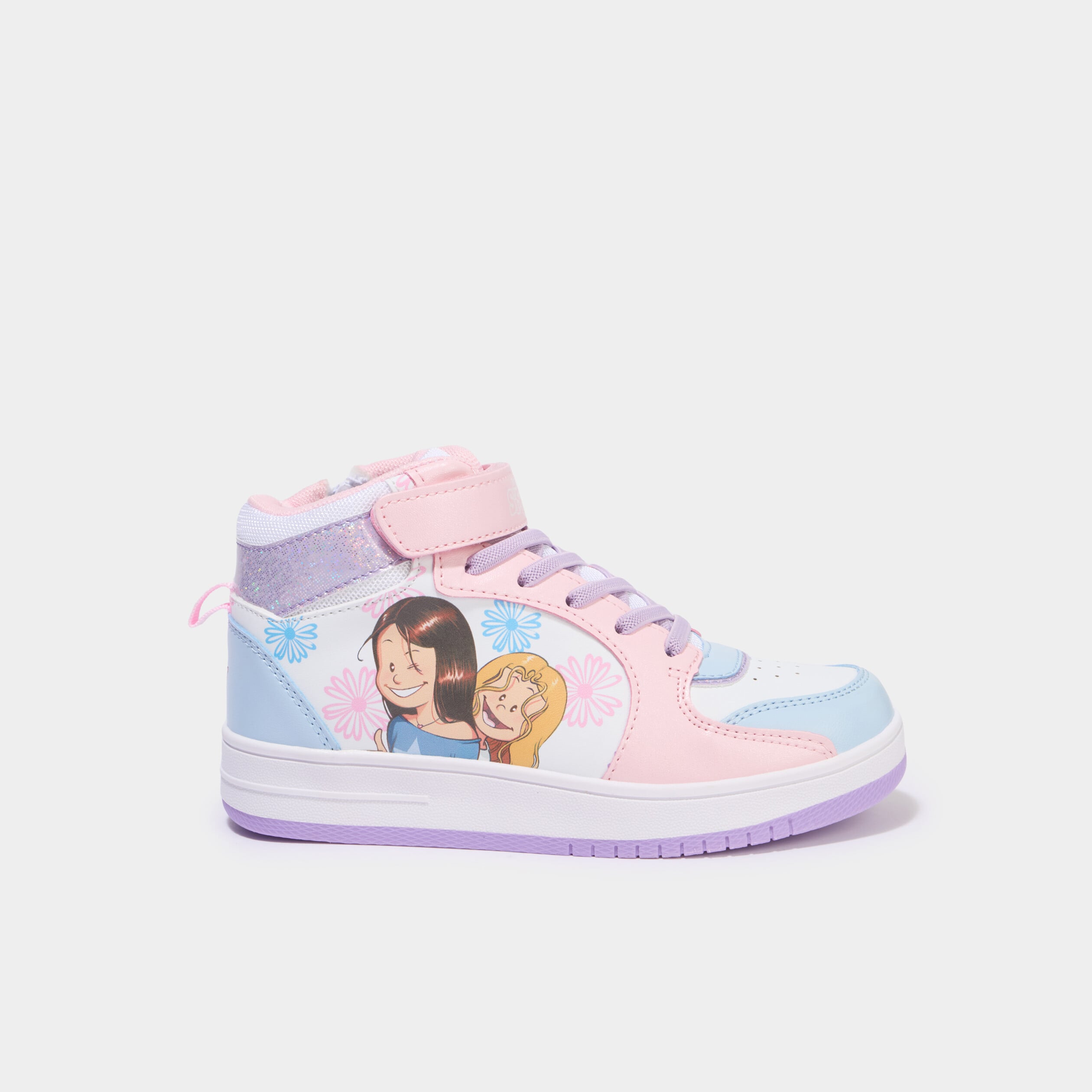 Baskets montantes Les Sisters multicolore fille