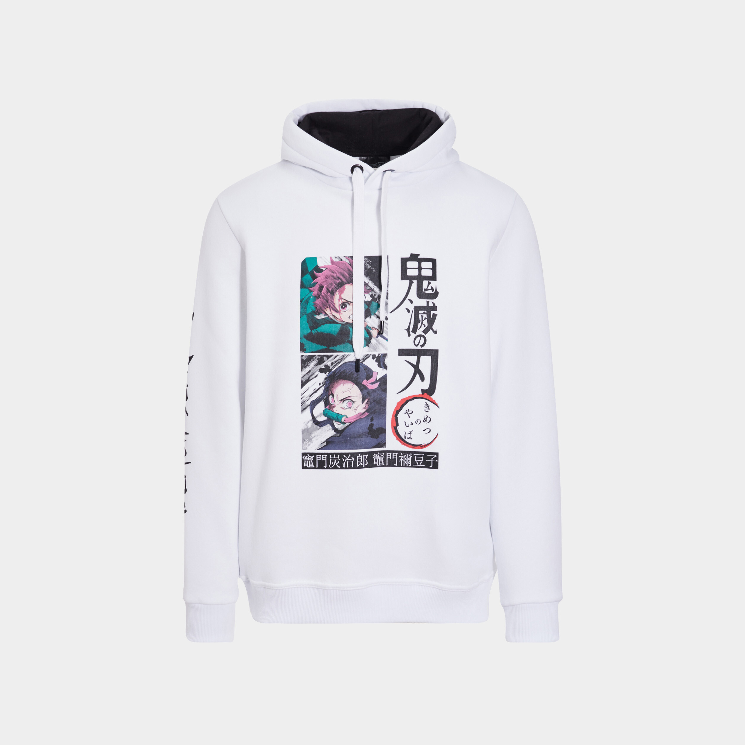 sweat a capuche hoodie demon slayer blanc homme Sweat à capuche hoodie Demon Slayer blanc homme