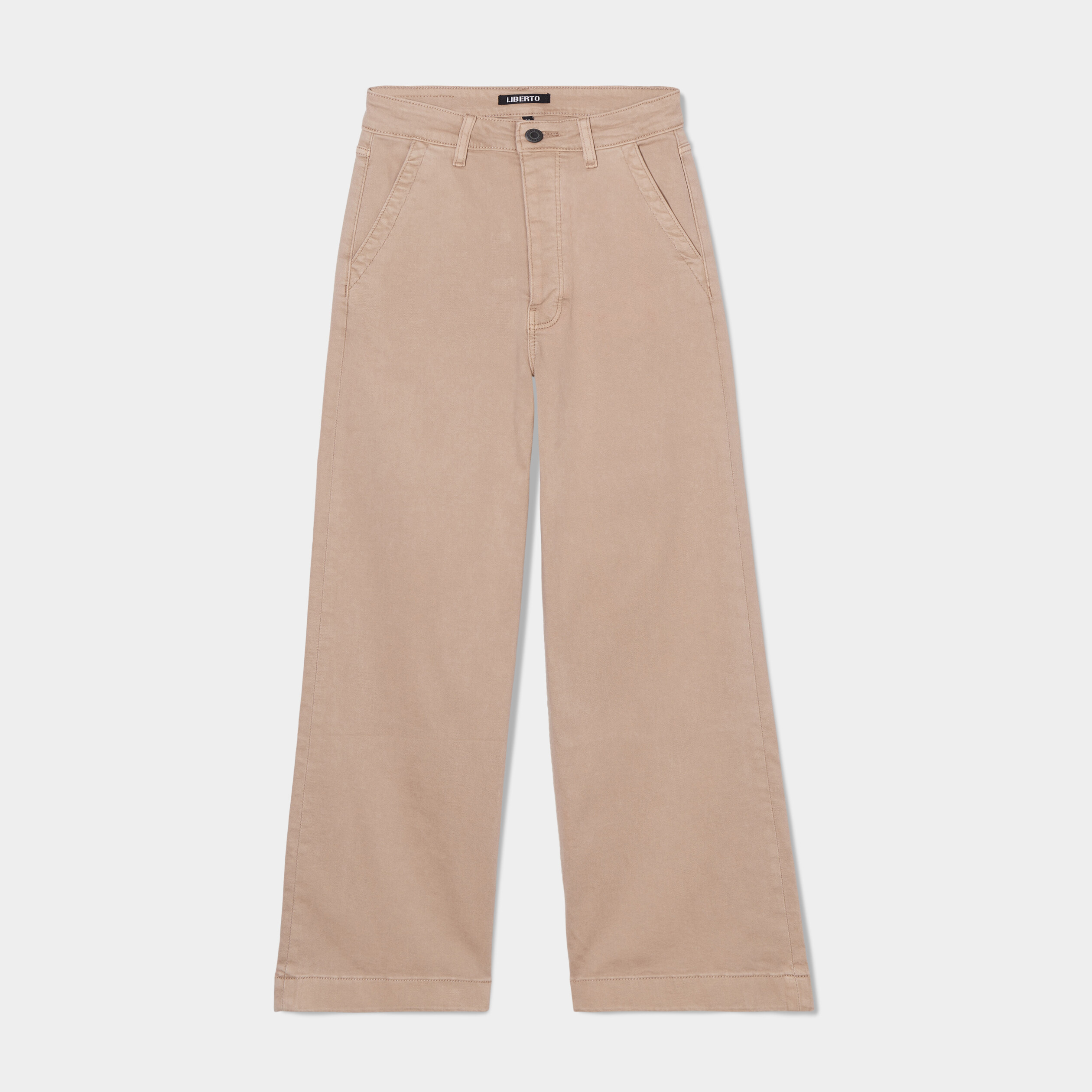 pantalon jambe large 78eme liberto beige femme Pantalon jambe large 7/8ème Liberto beige femme