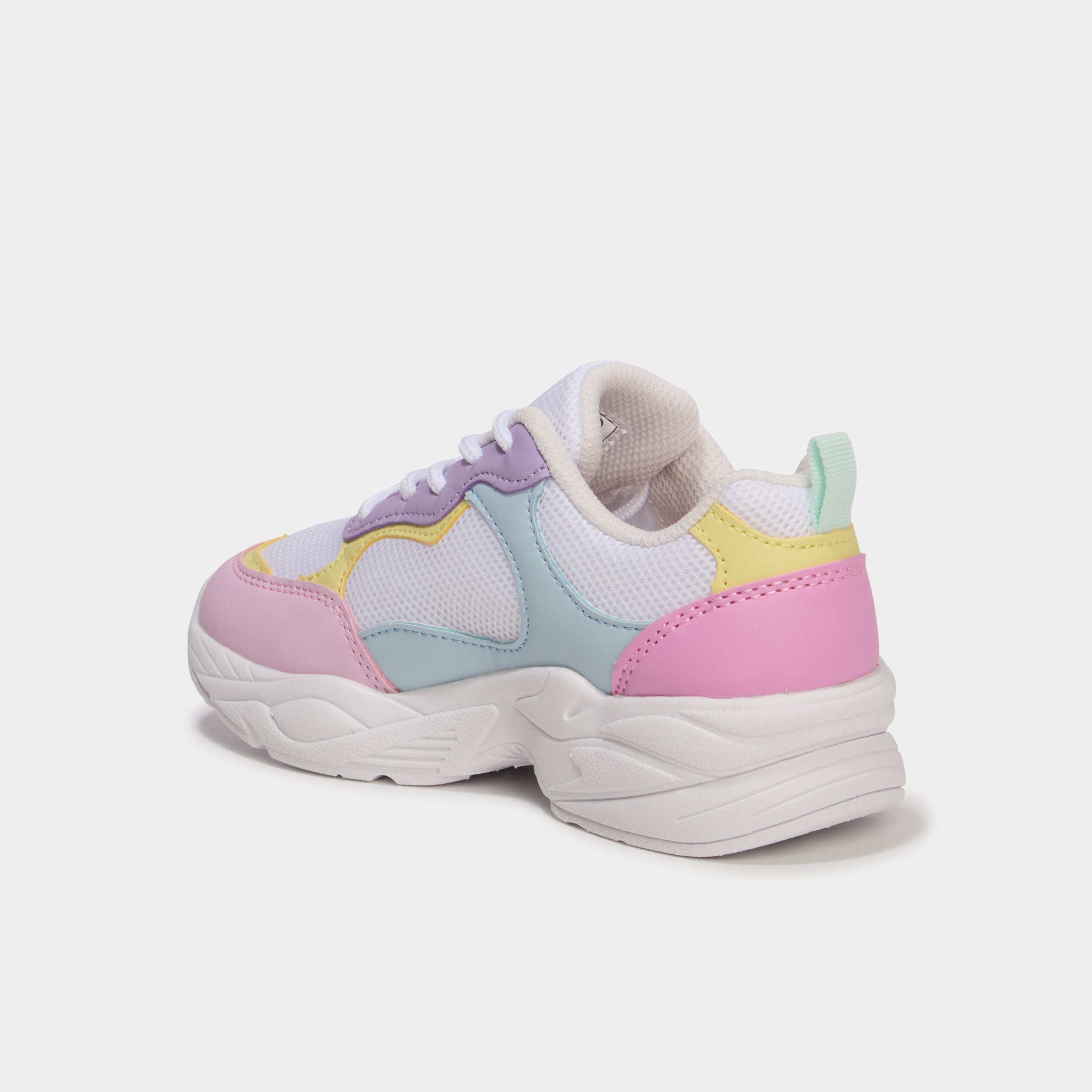 Baskets running semelle m&eacute;moire de forme multicolore fille