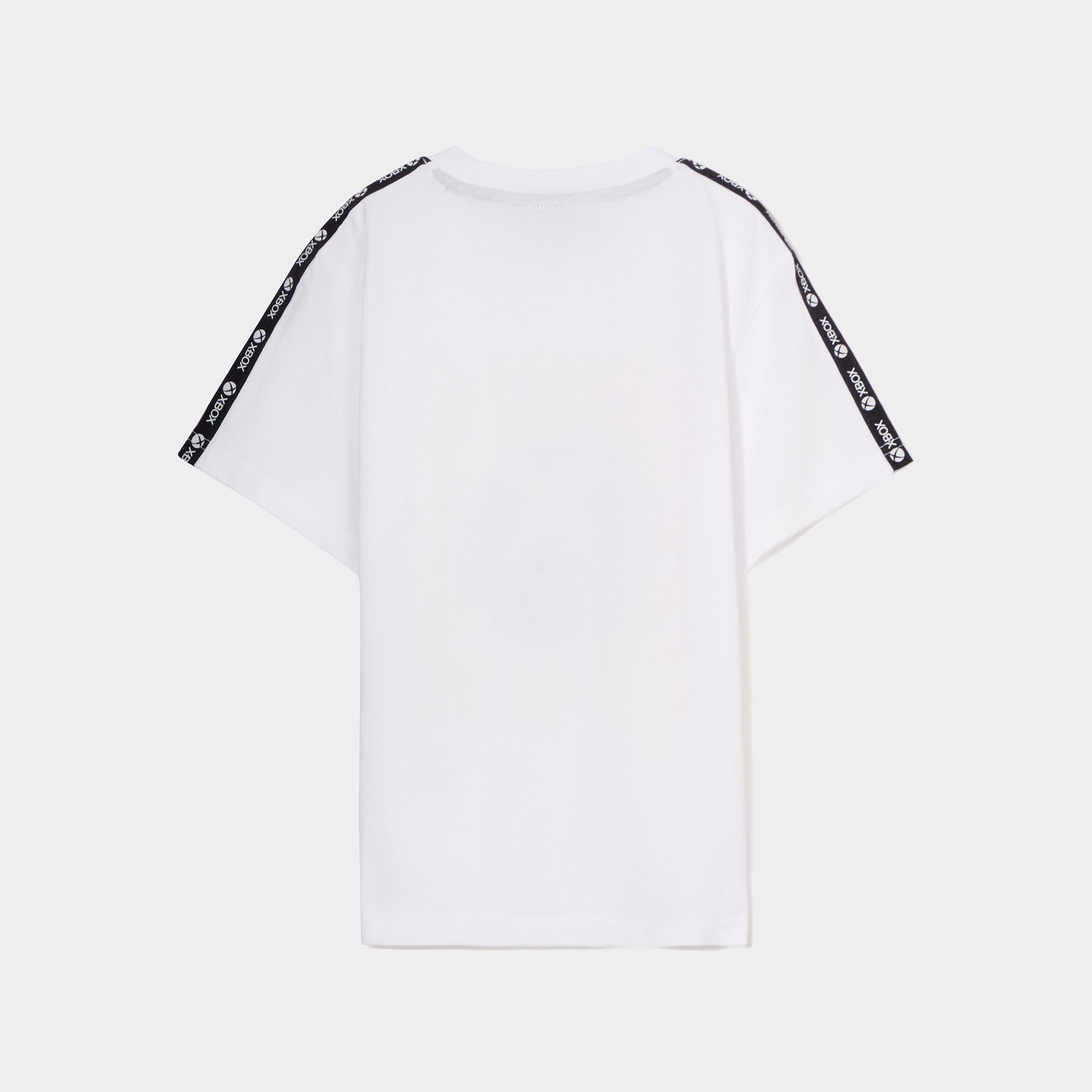 t shirt col rond manches courtes xbox blanc garcon T-shirt col rond manches courtes XBOX blanc garçon